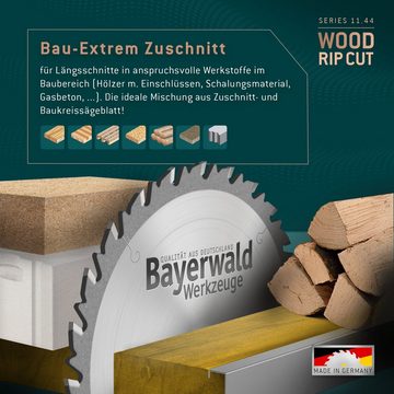 QUALITÄT AUS DEUTSCHLAND Bayerwald Werkzeuge Kreissägeblatt HM Kreissägeblatt - 450 x 4/2.8 x 30 Z32 WZ, 30 mm (Bohrung) WZ (Zahnform) positiv (Zahnstellung) 2, 9, 462, 10, 60