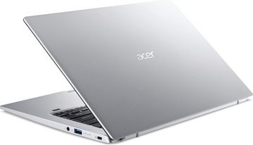 Acer Swift 1 (SF114-34) Windows 11 - 4 GB Ram - 128 GB Ultrabook (35,60 cm/14 Zoll, Intel Pentium N6000, UHD Graphics, Wi-Fi 6 (802.11ax), USB-C, Fingerabdruck, 15 Std Akku)