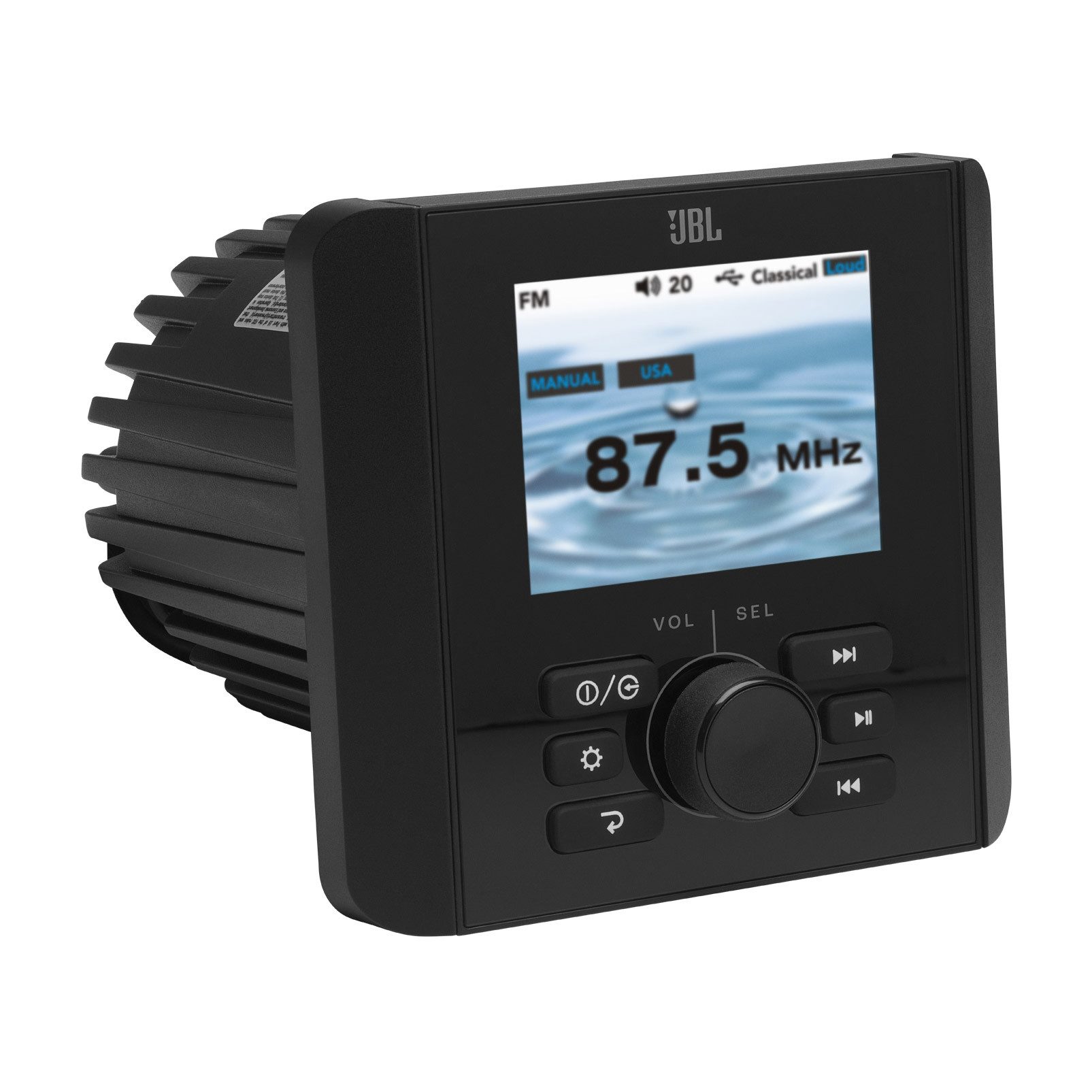 JBL JAM5000N HEADUNIT 2,8-Zoll-Marine-Audio-Hauptgerät mit TFT-Farbdisplay Autoradio