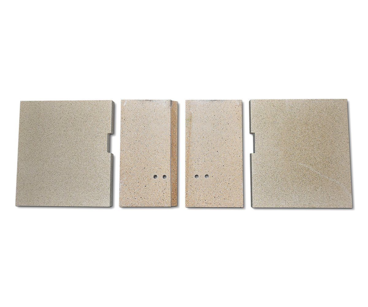 kaminXpert Feuerraumplatten B für Wamsler Zürich Kaminofen Ersatzteil Feuerraumauskleidung