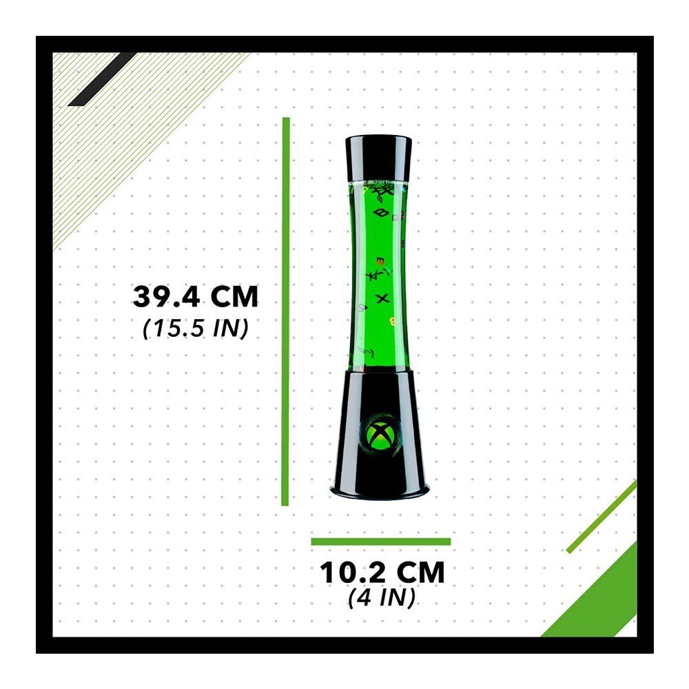 Xbox Flow Lavalampe Grün Lamp, Paladone Lavalampe Icons -
