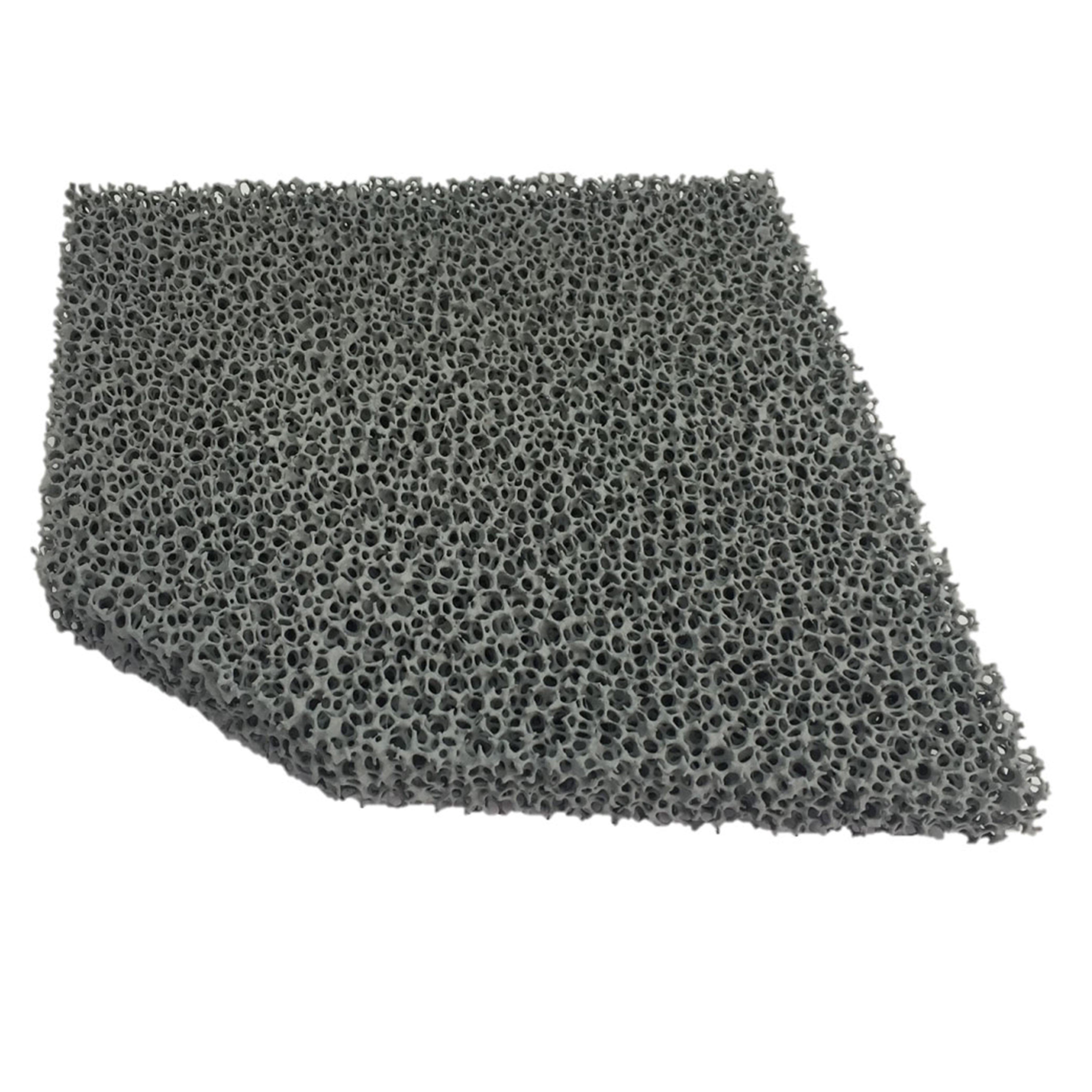 Feuerfest 123 GmbH Kaminofen-Erweiterungssegmet Feinstaub-Rußfilter angeschrägt, hitzebeständig – zum Nachrüsten, für Kamine & Öfen, Reduzierung von Feinstaub durch Schaumkeramische Filter