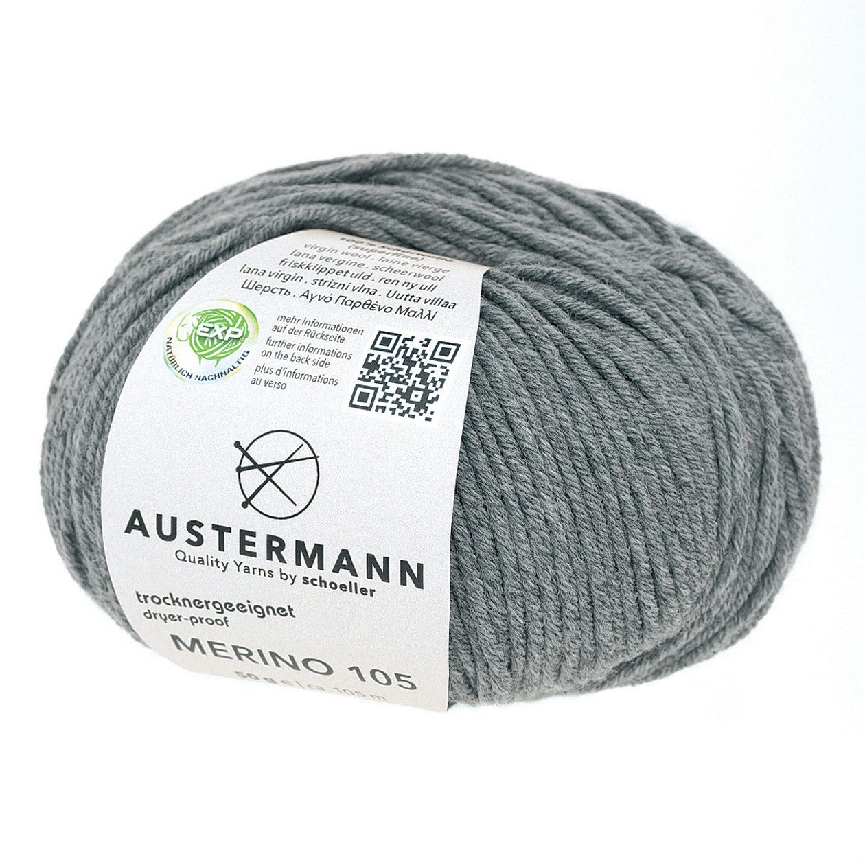 Austermann Garn Merino 105 Häkelwolle, 105,00 m, hervorragende Trageeigenschaften durch kaschmirartiger Griff