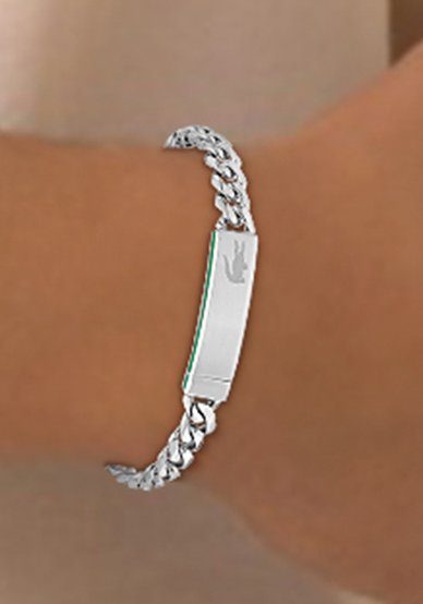Lacoste Armband Schmuck Edelstahl Armband Panzerkette BASELINE – Bild 3 von 3
