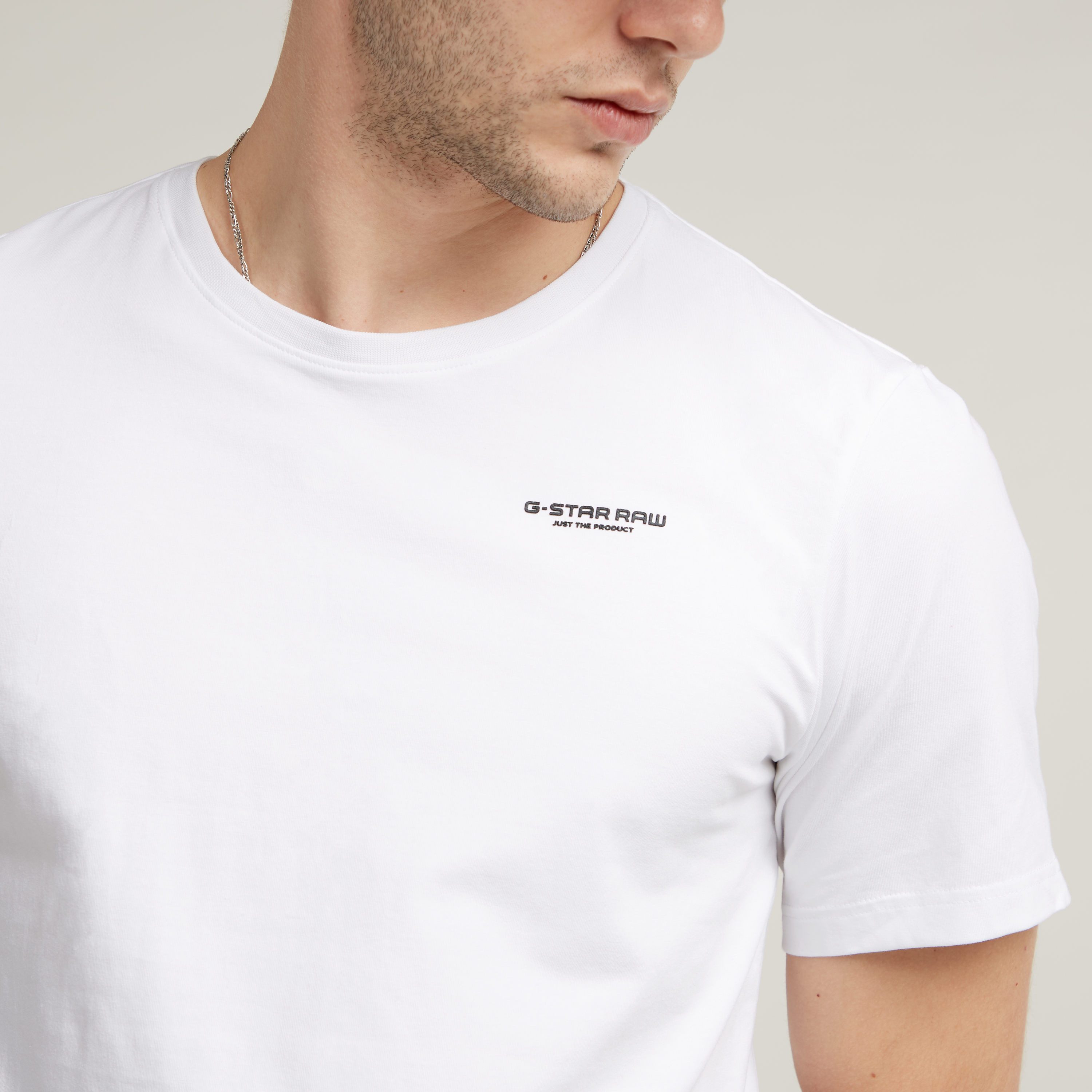 G-STAR T-Shirt Slim Base mit Rundhals, Baumwollmix
