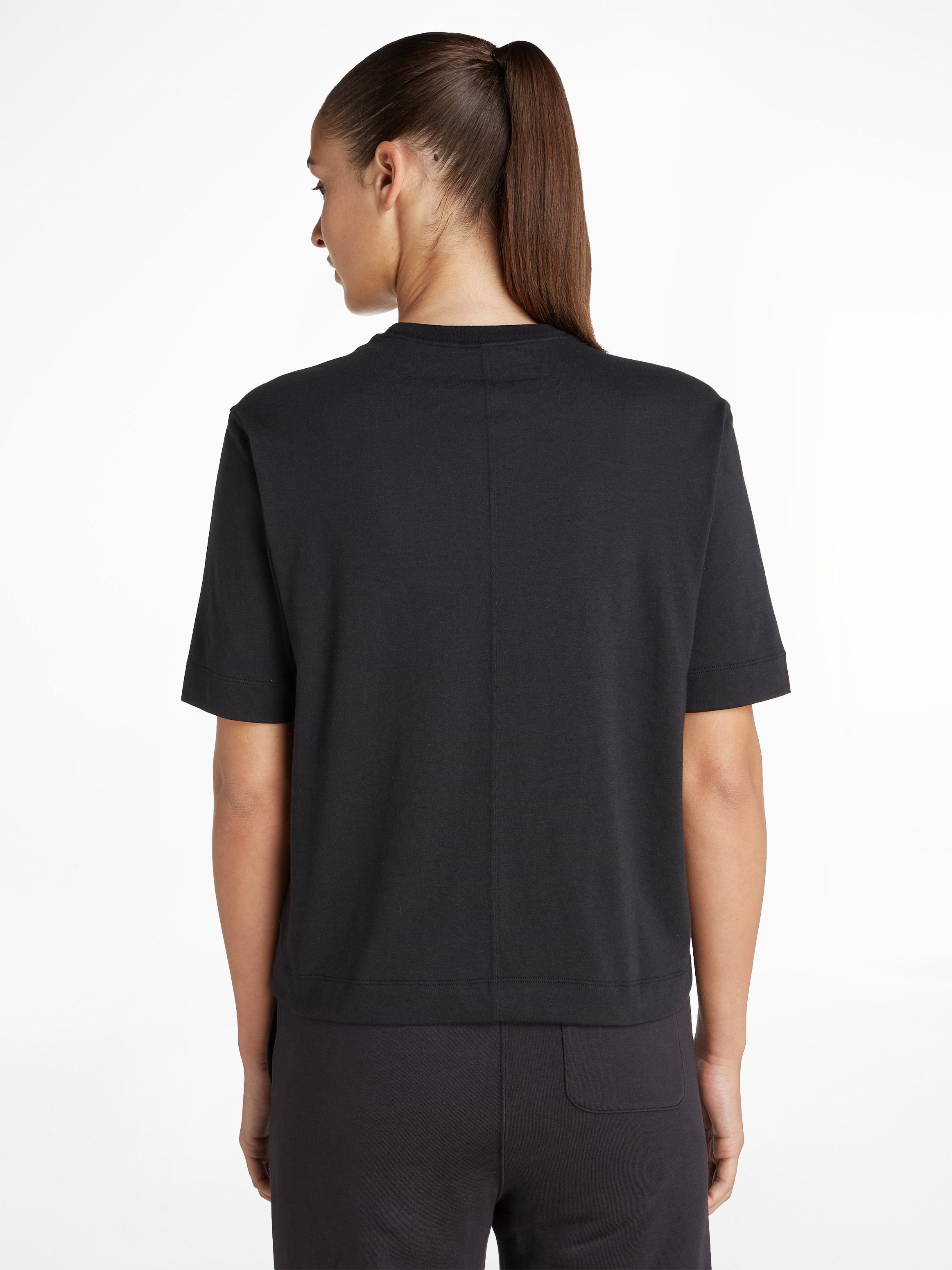 Calvin Klein Sport T-Shirt, Lockerer Schnitt mit überschnittenen Schultern