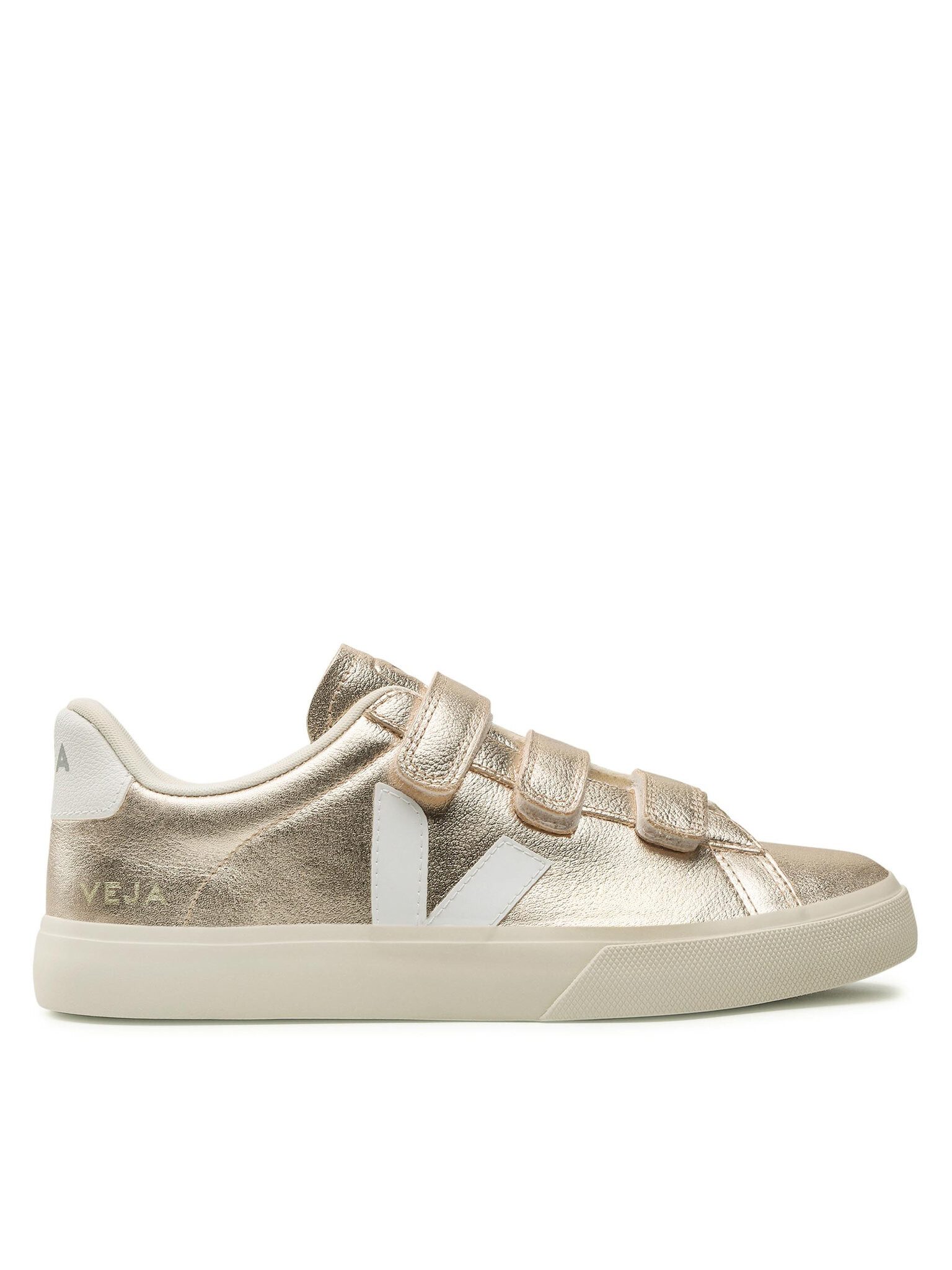 VEJA Veja Herren-Sneaker VEJA-RC0502418B PLATINE WHITE Gold Sneaker