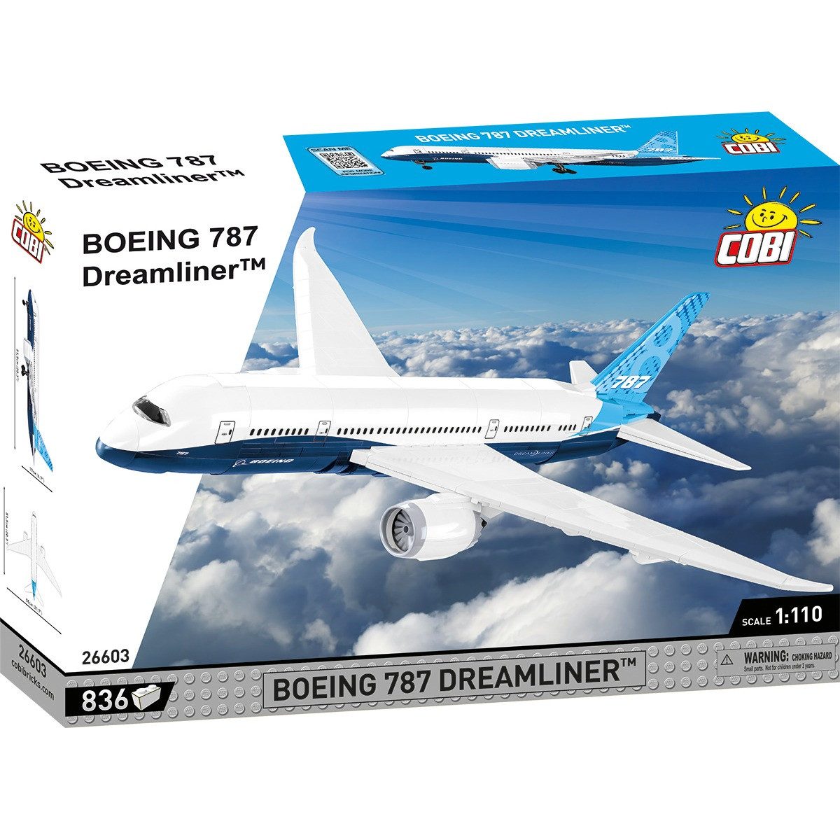 COBI Aufblasbarer Cooler Bausatz Boing 787 Dreamliner 1:110
