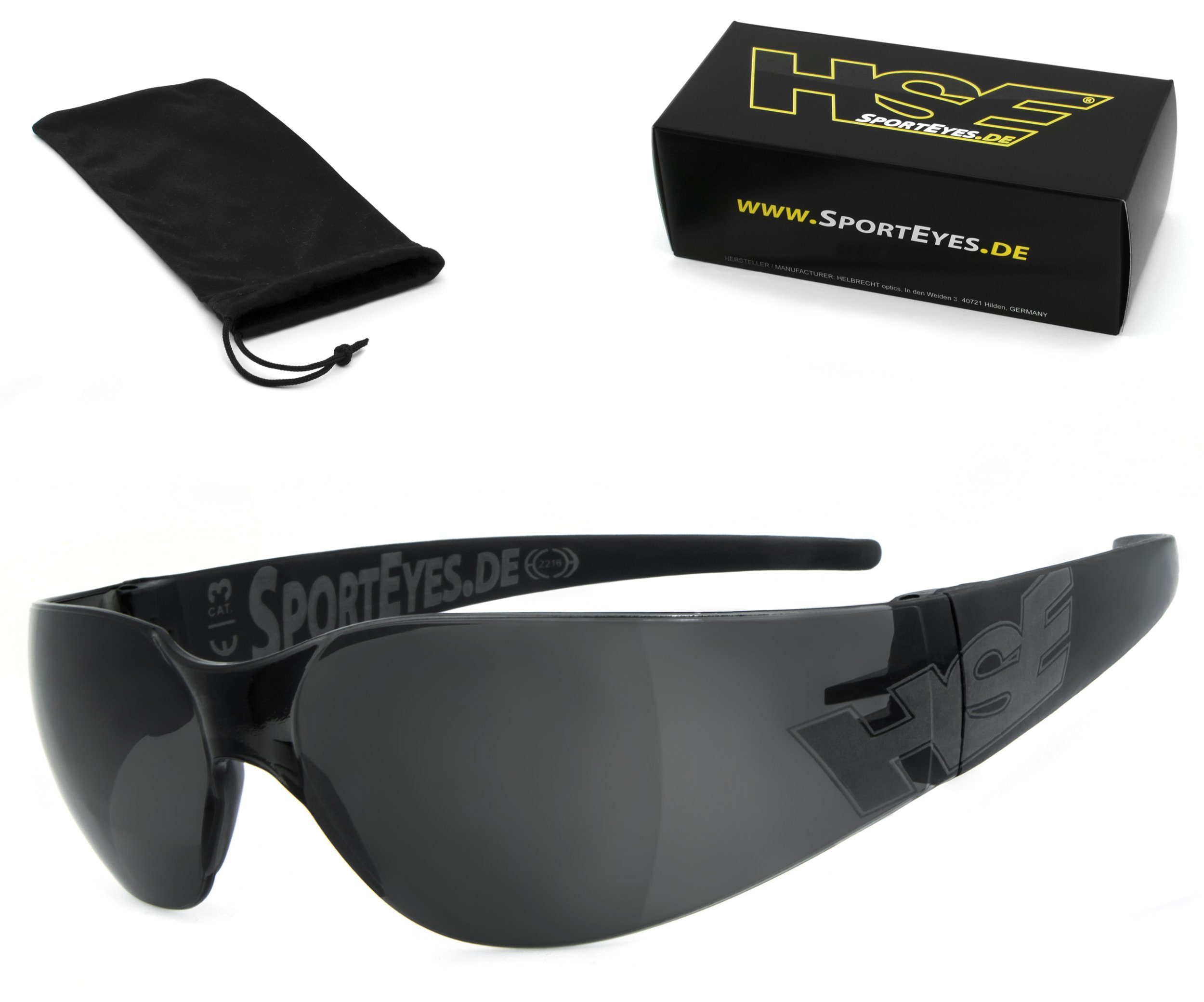 SportEyes - 3.0, SPRINTER Steinschlagbeständig HSE Sportbrille durch Kunststoff-Sicherheitsglas