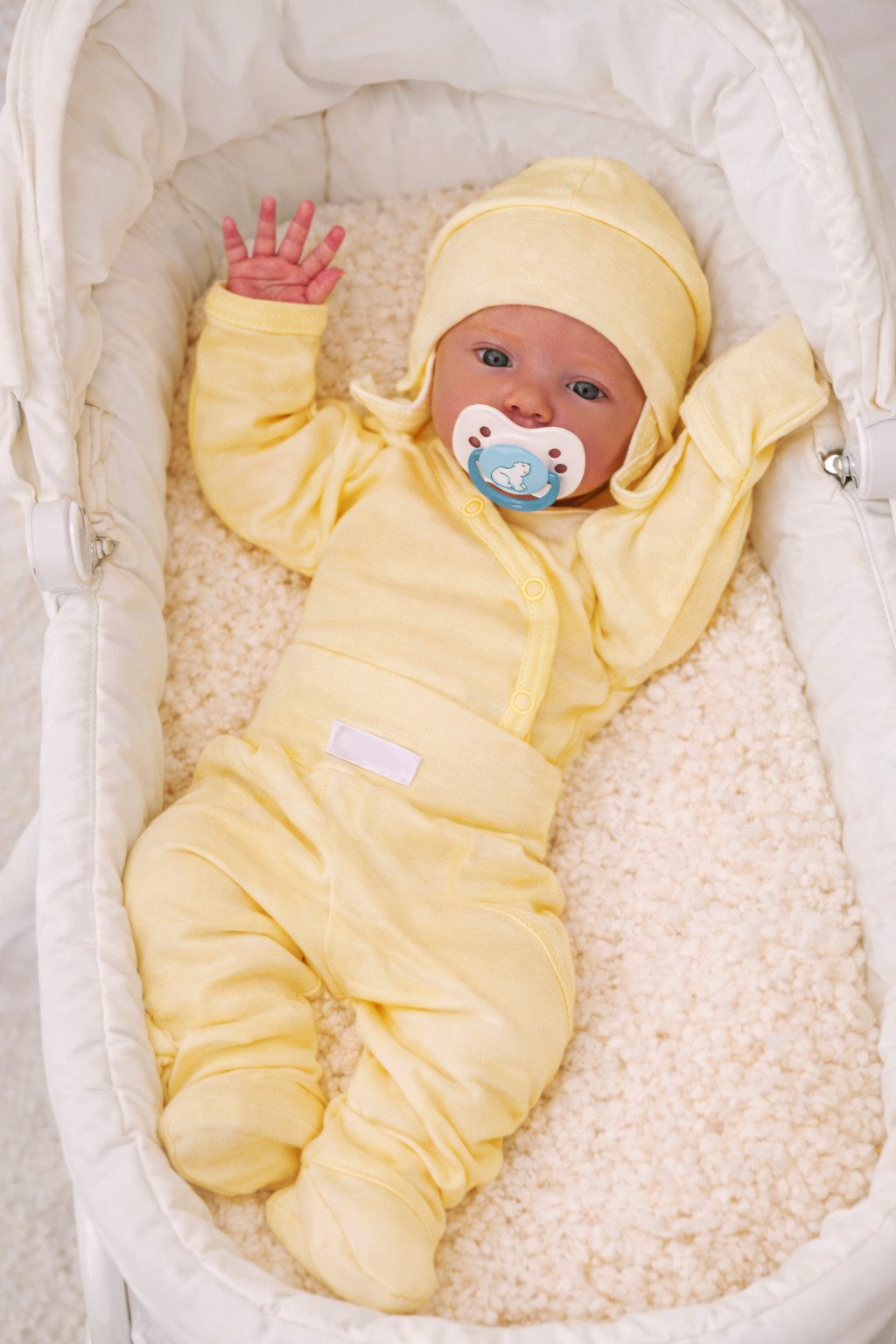 Body & Hose Baby Anzug 3Tlg Wickelbody Hose Mütze Body