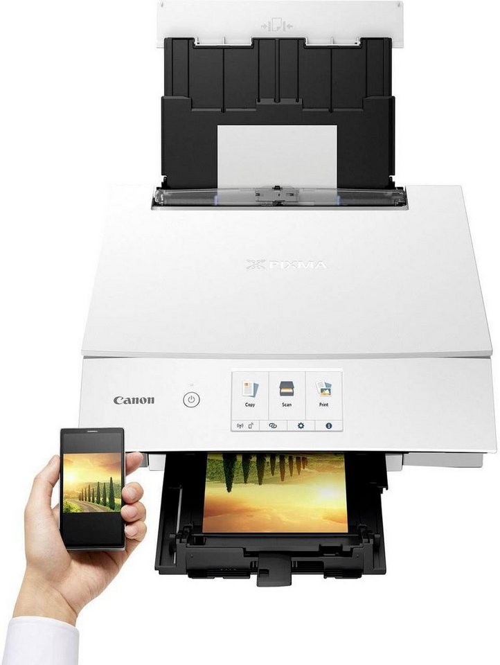 Canon PIXMA TS8351a Multifunktionsdrucker, (WLAN (Wi-Fi),  Druckgeschwindigkeit (Seiten/Minuten in s/w): 15