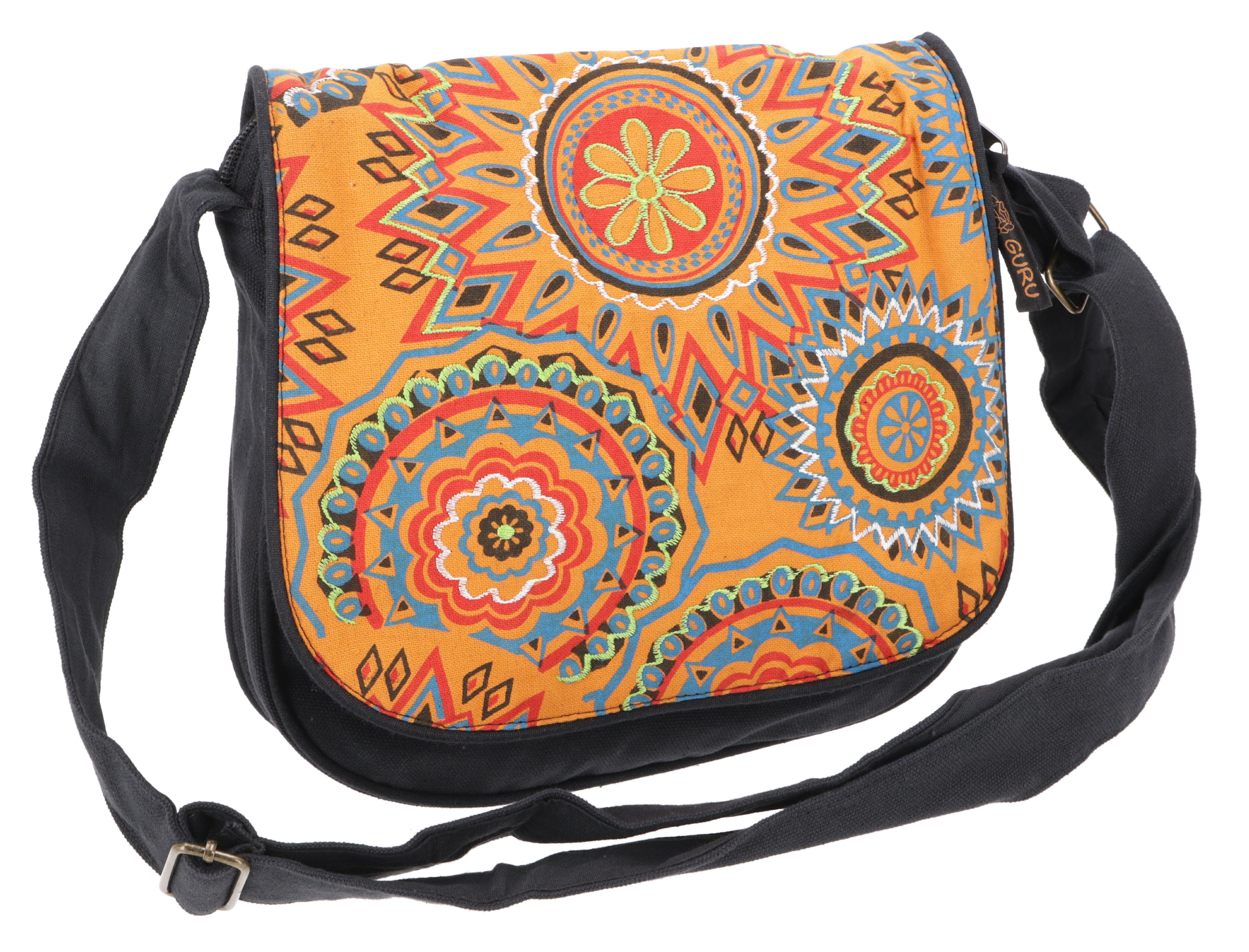 Guru-Shop Schultertasche Schultertasche aus Nepal, bestickte günstig online kaufen