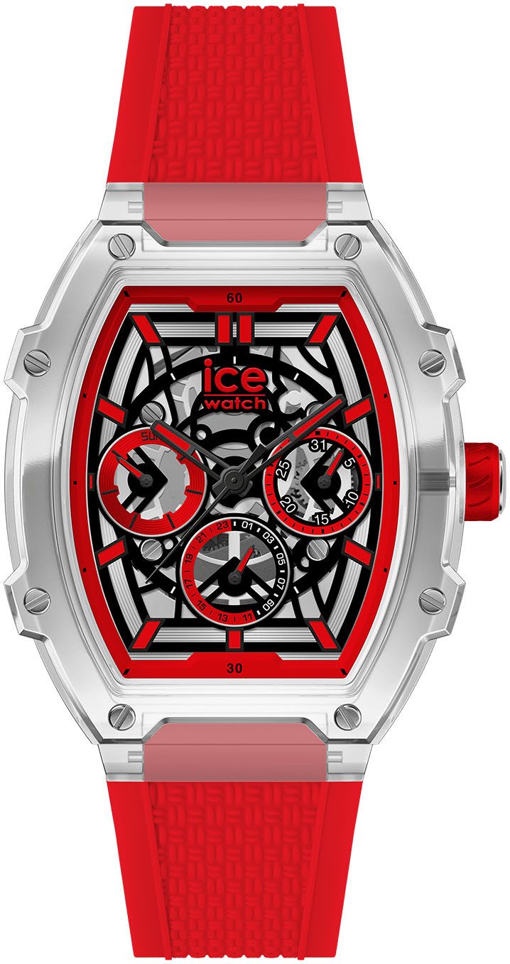 ice-watch Multifunktionsuhr ICE boliday - Plastic - Medium MT 024288, Quarzuhr, Armbanduhr,Herrenuhr,Silikonarmband,Datum,12/24-Std.-Anzeige