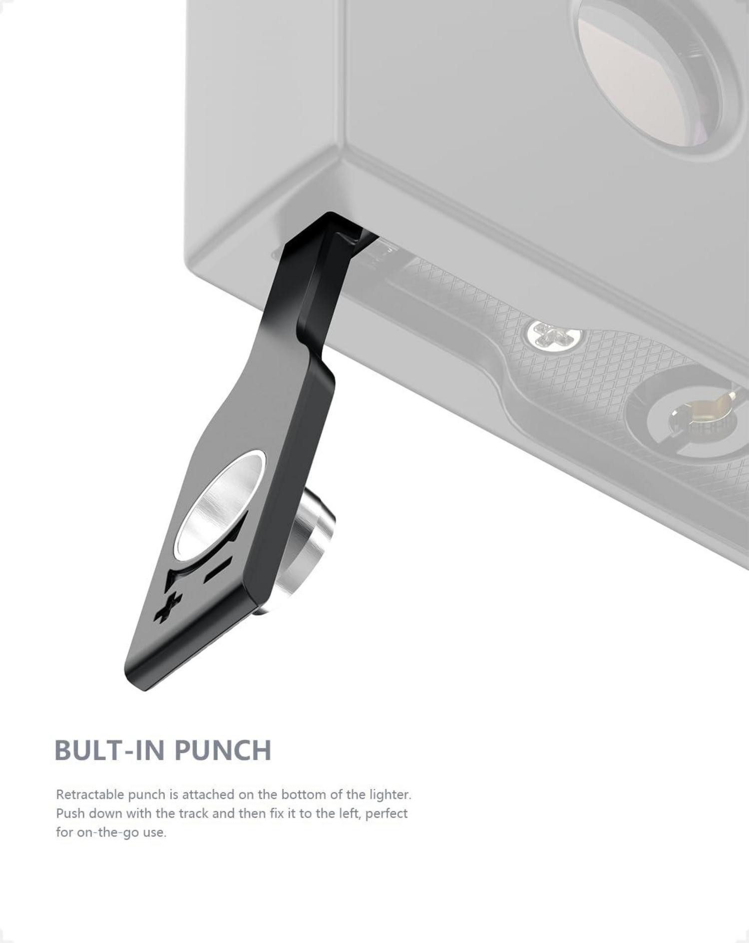 LuxusKollektion Feuerzeug Sturmfeuerzeug Jetflamme Gas Butan Nachfüllbar 2 Jet-Flammen Winddicht