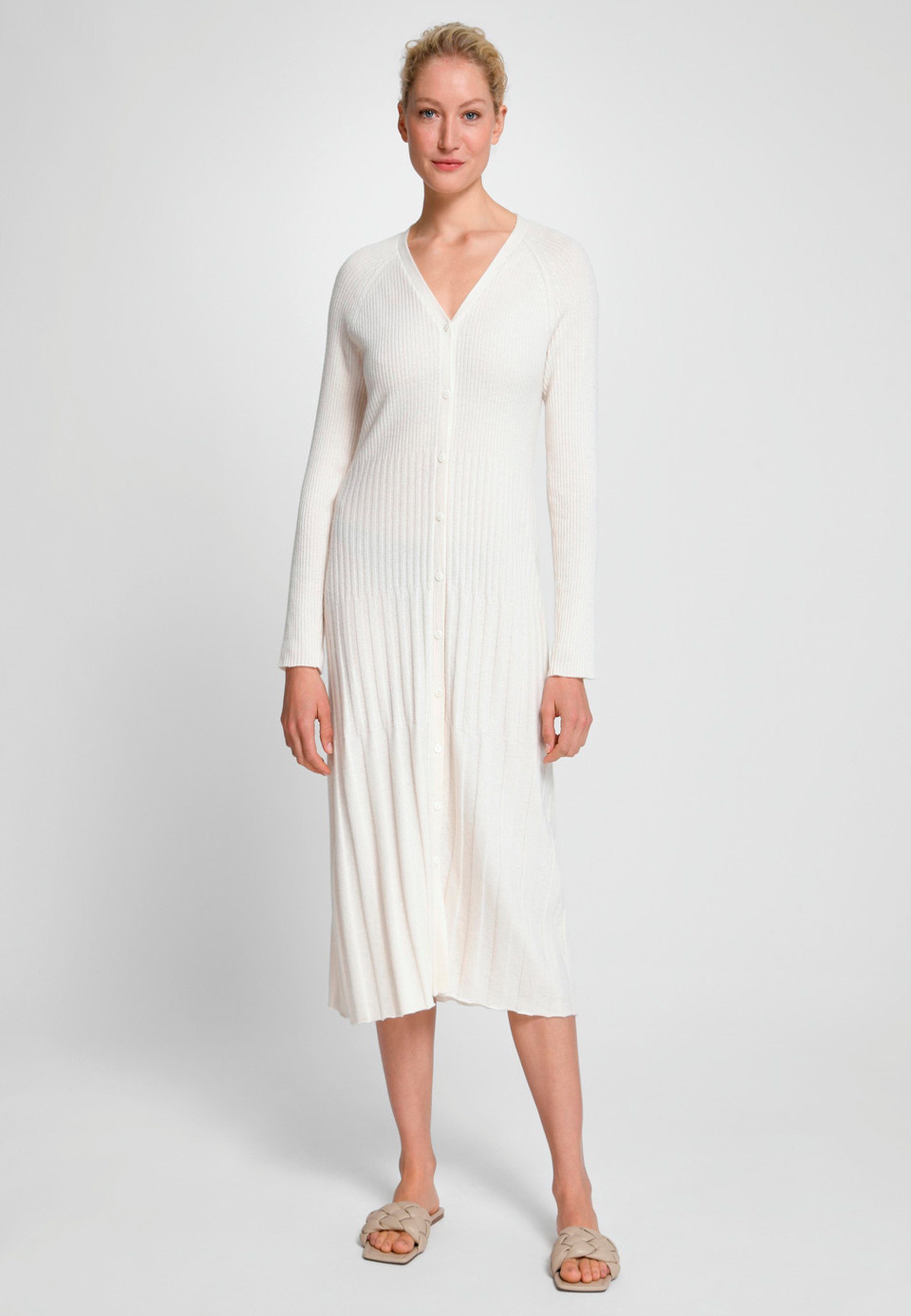 include Strickkleid Cashmere wollweiss