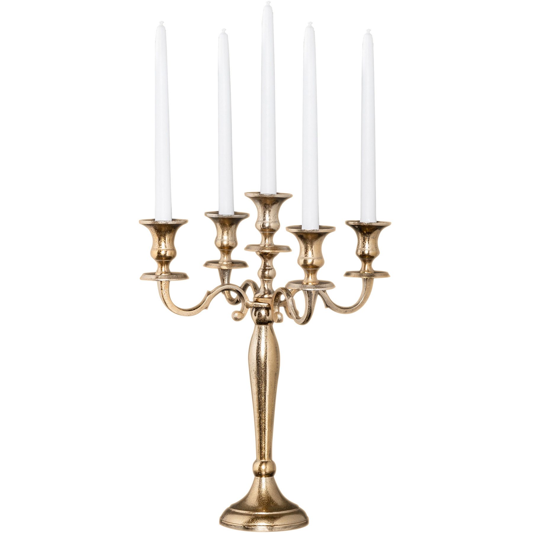 riess-ambiente Kerzenständer MODERN BAROCK 40cm gold, Metall · Kerzenhalter günstig online kaufen