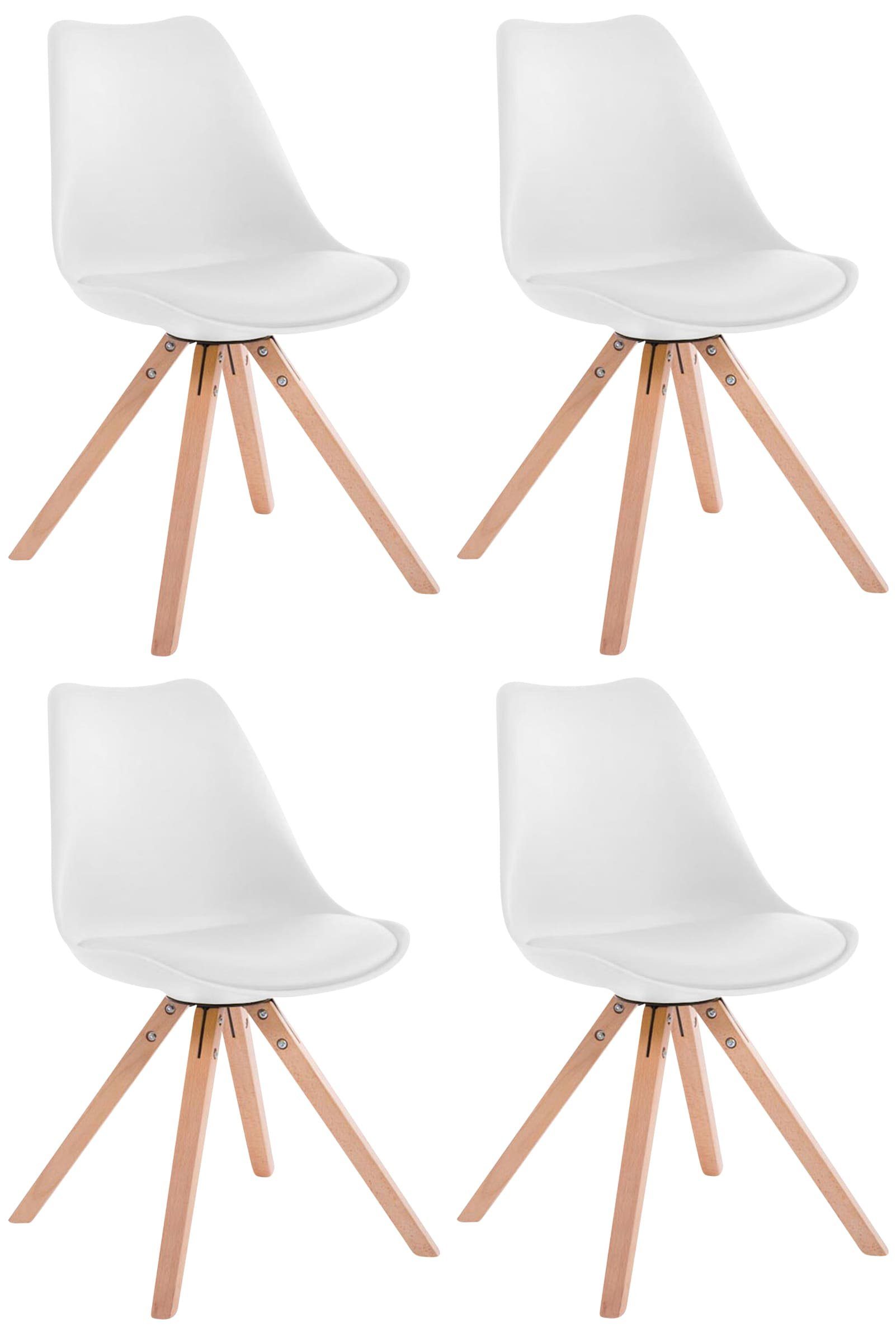 CLP Küchenstuhl Toulouse Kunstleder Square (4er günstig online kaufen