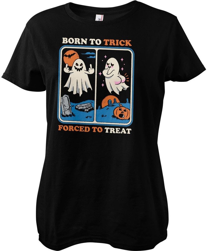 Steven Rhodes Shirttop Born To Trick - Forced To Treat Girly Tee