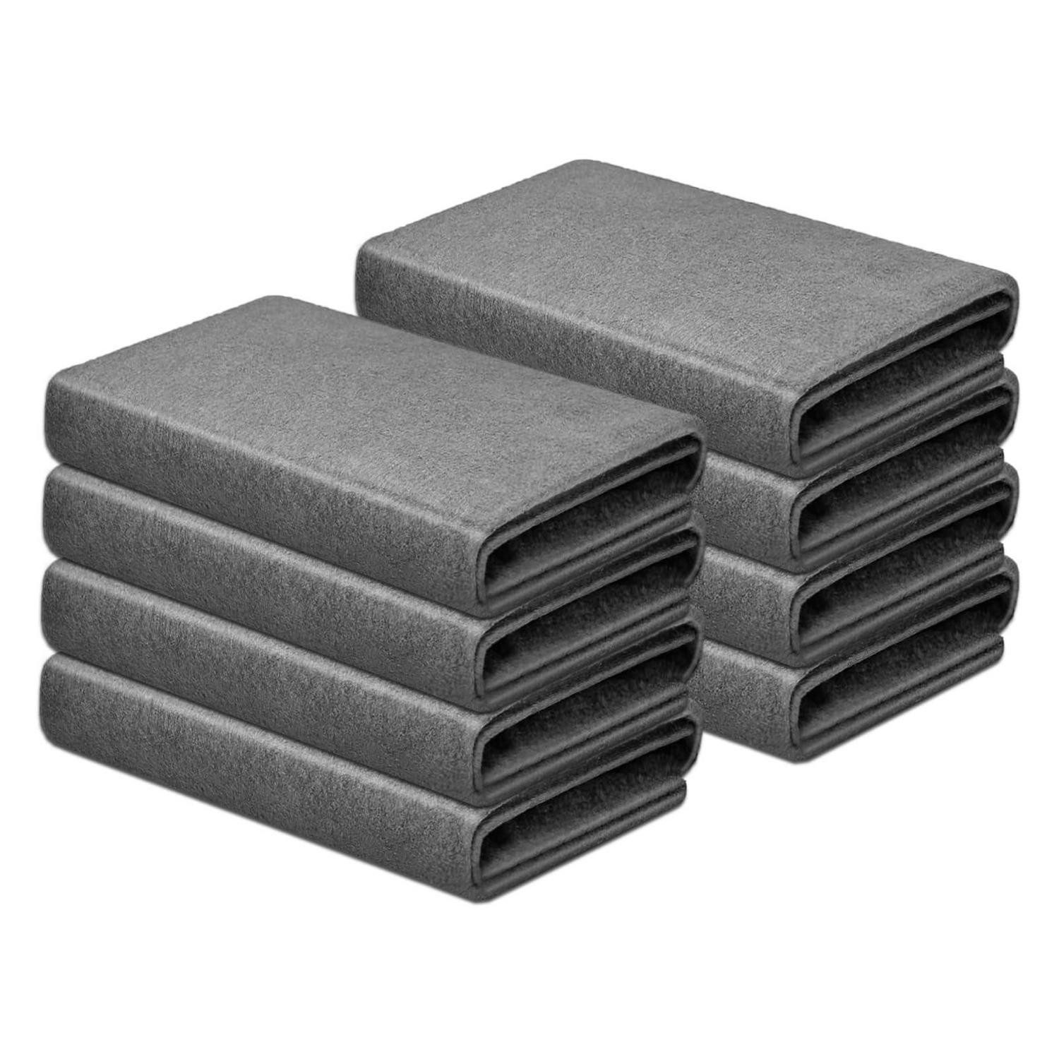 LuxusKollektion Reinigungstuch Mikrofaser 8er-Set 30x30cm Verdickt Mikrofasertuch (Textil, 30x30 cm, 8-tlg)
