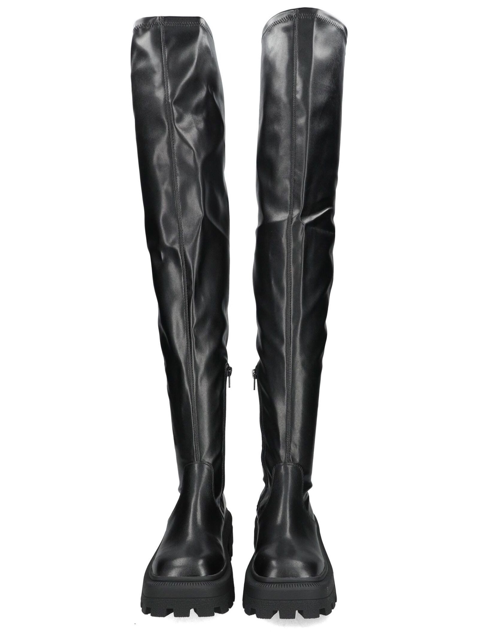 Buffalo Buffalo Stiefel Lederimitat Overkneestiefel
