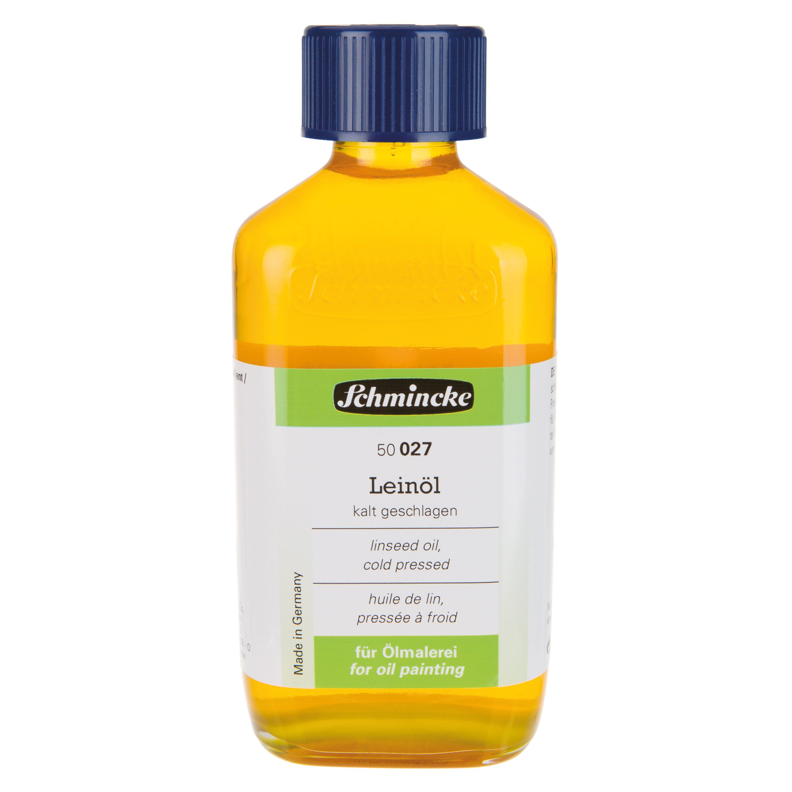 Schmincke Ölfarbe Leinöl kalt geschlagen - 200ml Öl Hilfsmittel 50 027 027