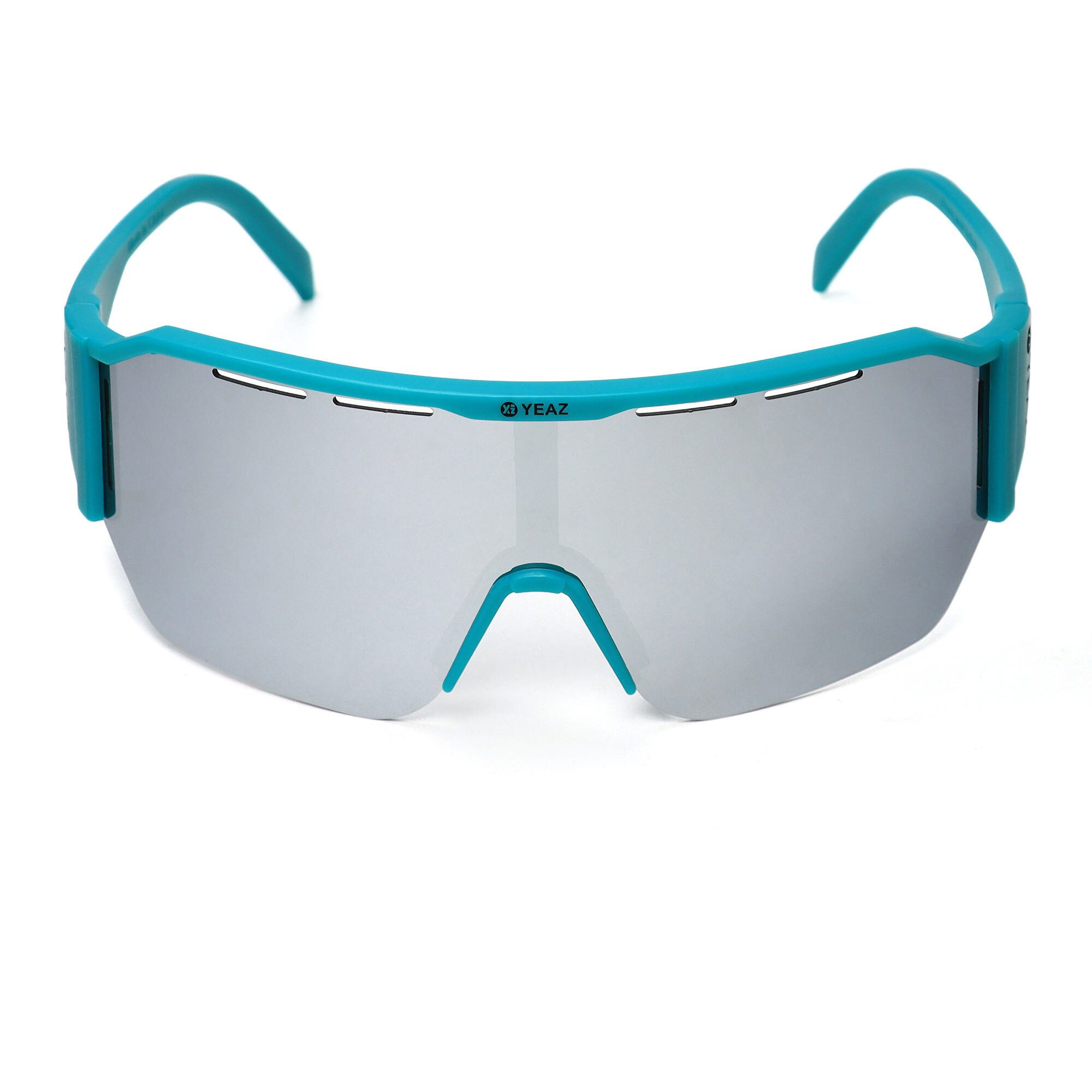 YEAZ Sportbrille SUNVIBE Sport-Sonnenbrille Black/Silver