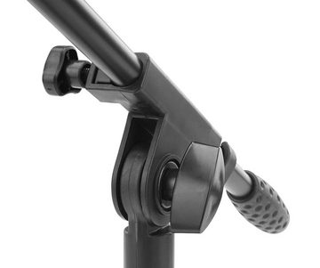 McGrey Mikrofonständer Mikrofon-Tischstativ niedrig mit Galgen, max. Höhe: 70 cm, (1-tlg), Inkl. Kabelklemme und Mikrofonklemme