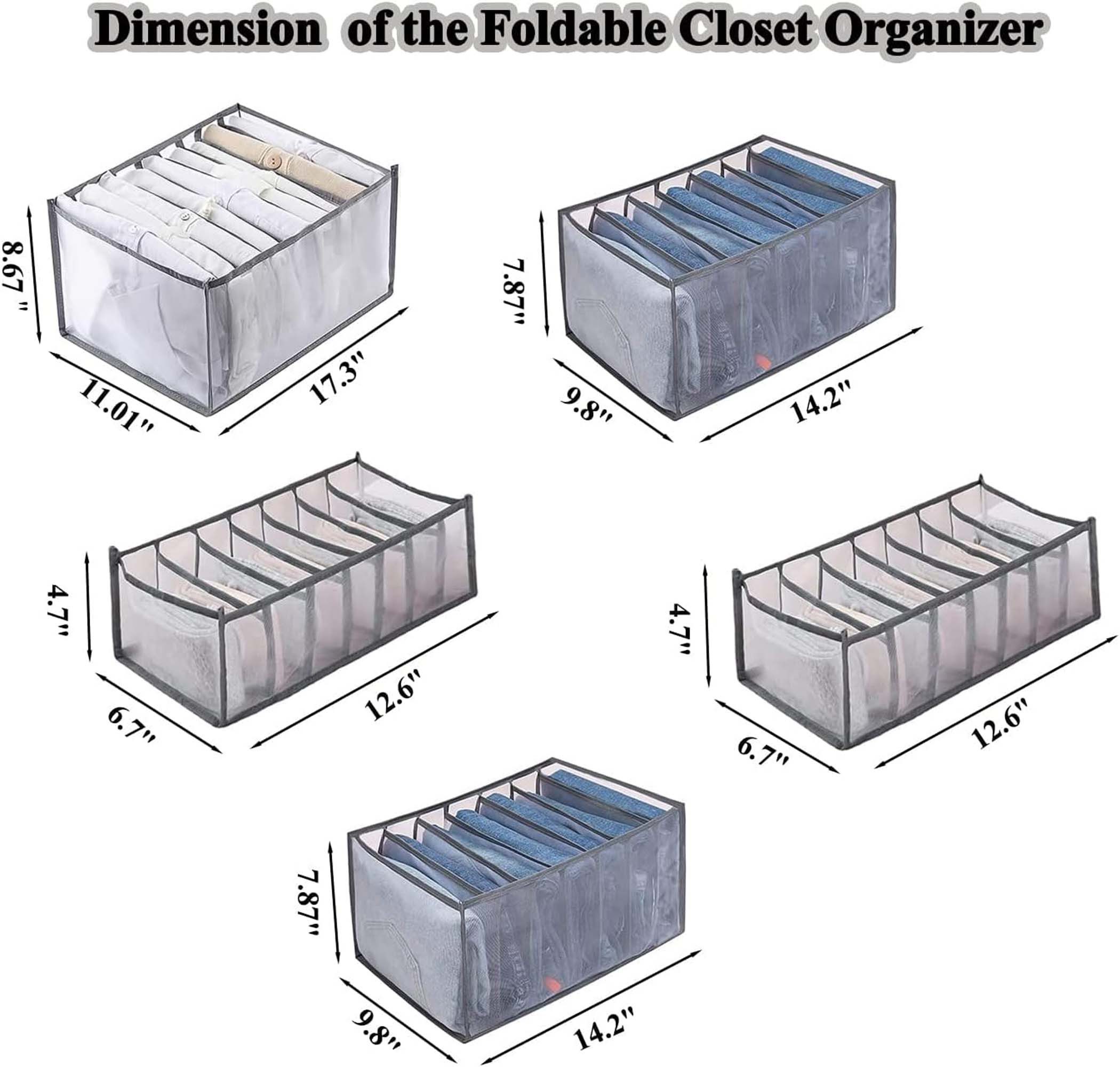 Coonoor Aufbewahrungsdose 5 Stück Schrank Organizer günstig online kaufen