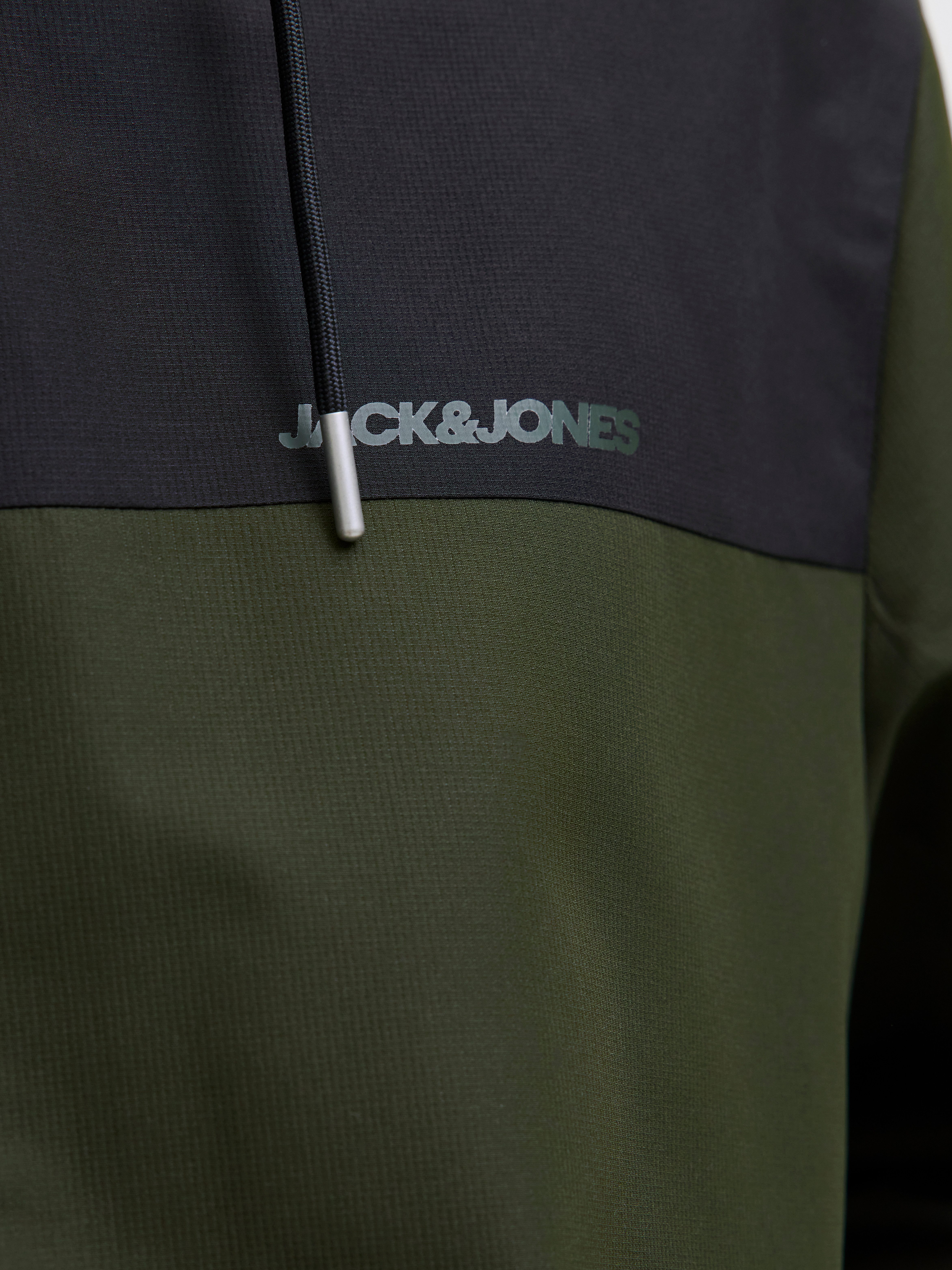 Jack & Jones Blouson JJELEGACY LIGHT JACKET HOOD NOOS mit Logo Schriftzug