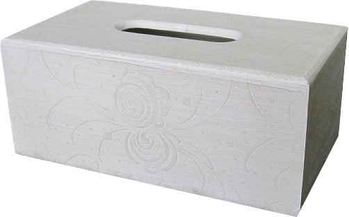 Myflair Möbel & Accessoires Papiertuchbox lla, weiß, Taschentuchbox