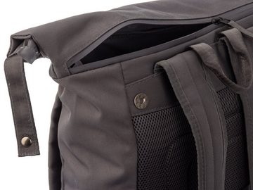 Franky Laptoprucksack RS91-F Rolltop Freizeitrucksack (1-tlg), Laptopfach ca. 15"