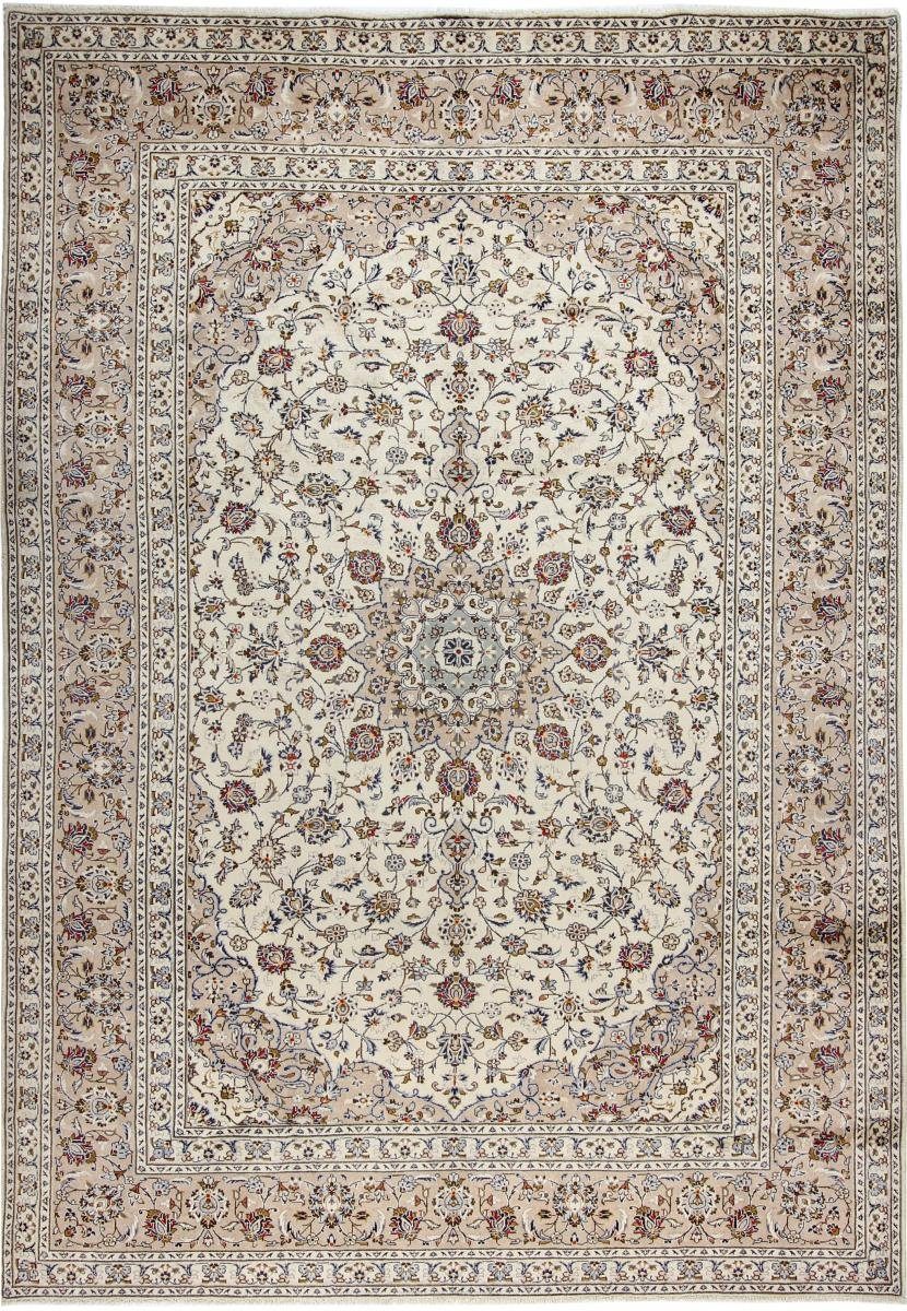 Orientteppich Keshan 247x349 Handgeknüpfter Orientteppich / Perserteppich, Nain Trading, rechteckig, Höhe: 12 mm
