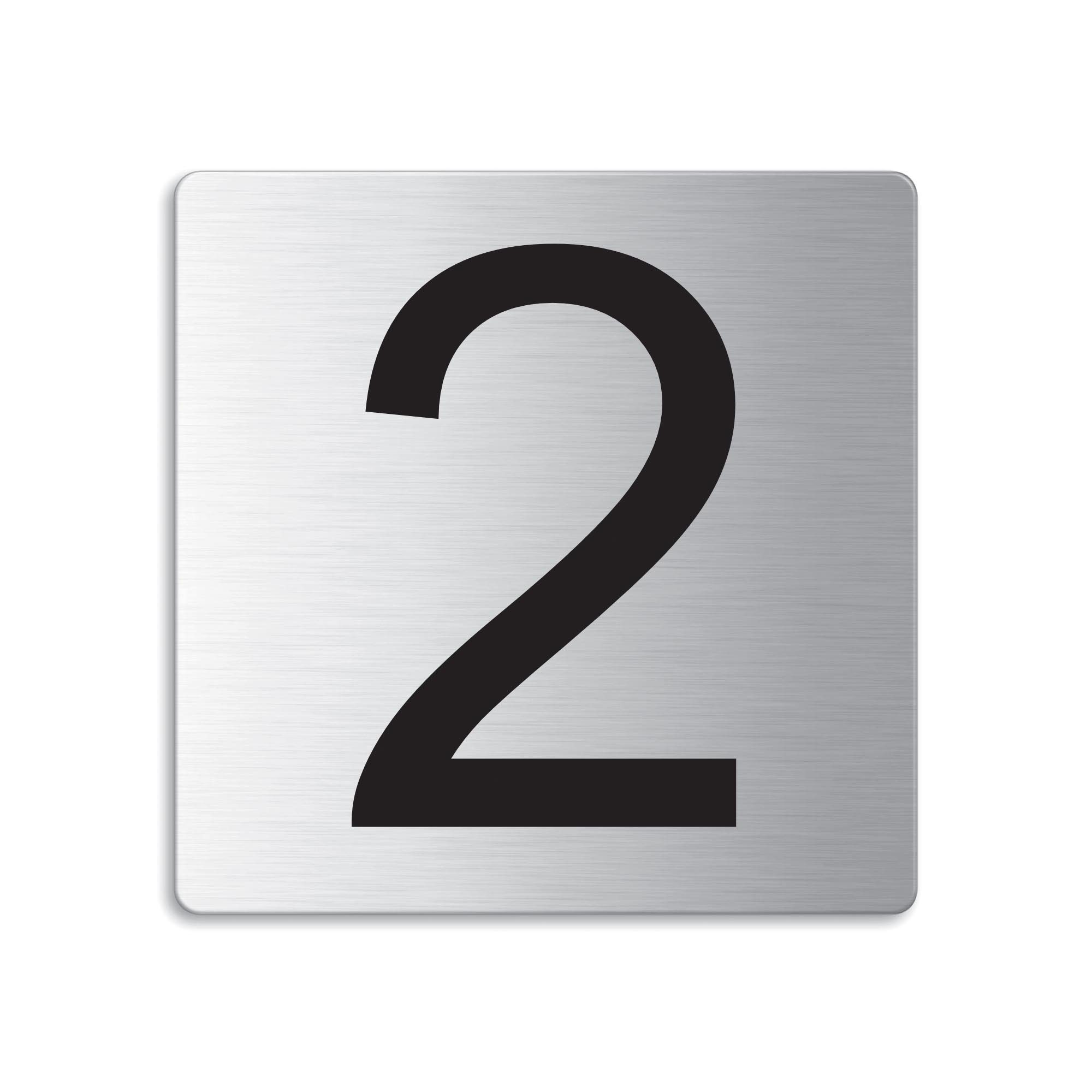 OFFORM DESIGN Hinweisschild Schild Zahl 1-50 für Türen Zimmer Briefkästen 85×85 mm selbstklebend, (1 St)