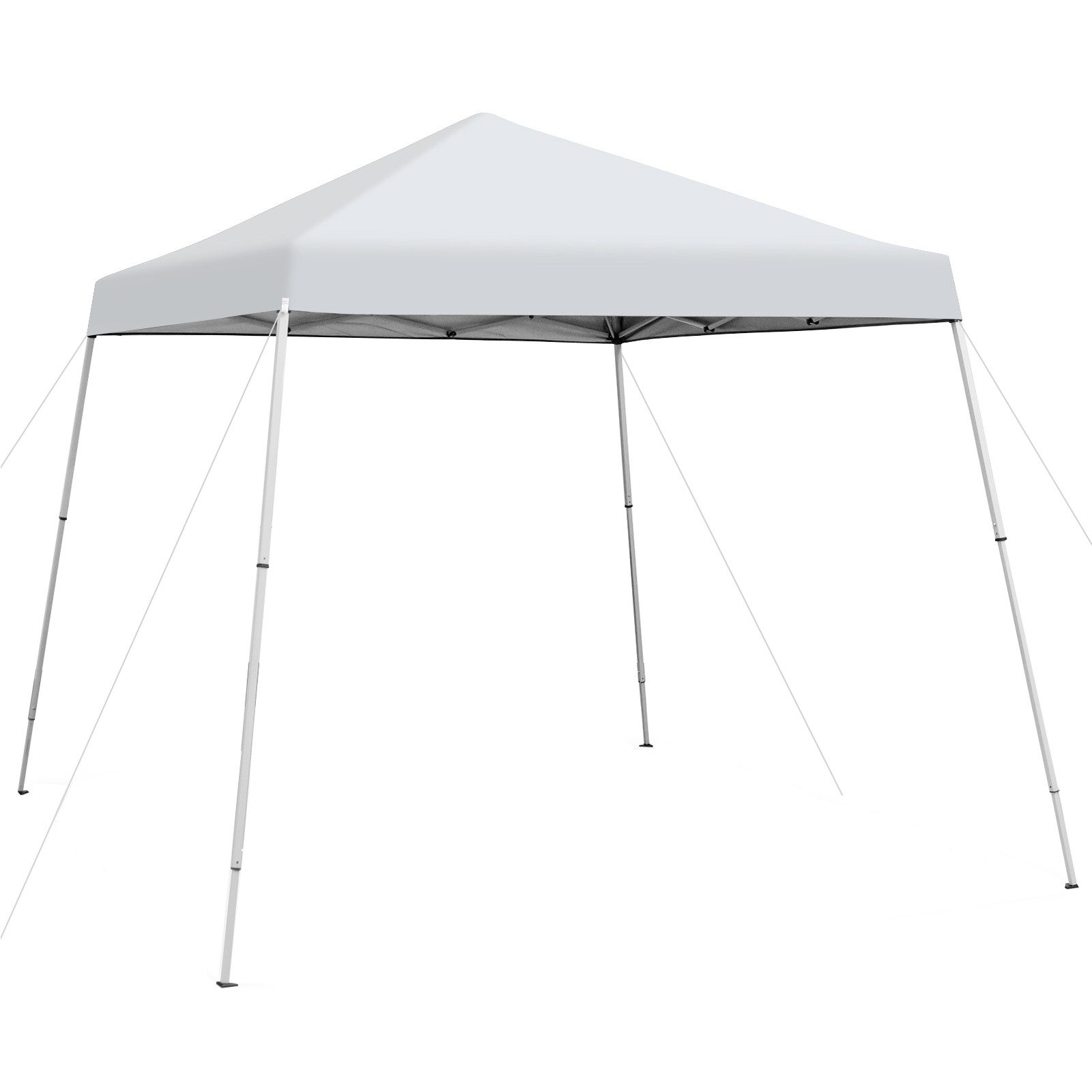 COSTWAY Faltpavillon 3x3 m Faltpavillon, 3-stufig höhenverstellbar mit Tragtasche