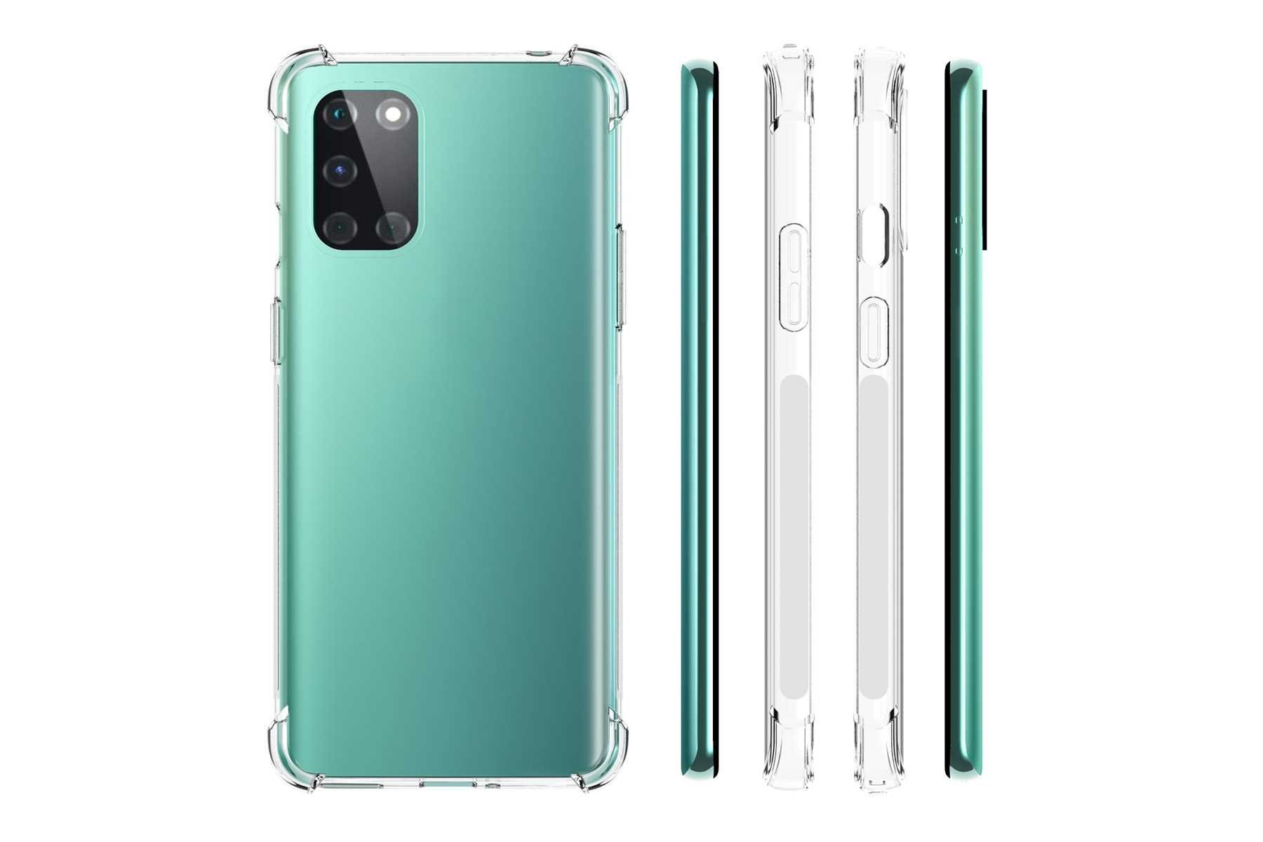 mtb more energy Smartphone-Hülle Clear Armor Case für OnePlus 8T, Transparente TPU Schutzhülle Case Backcover mit Anti-Shock Verstärkung