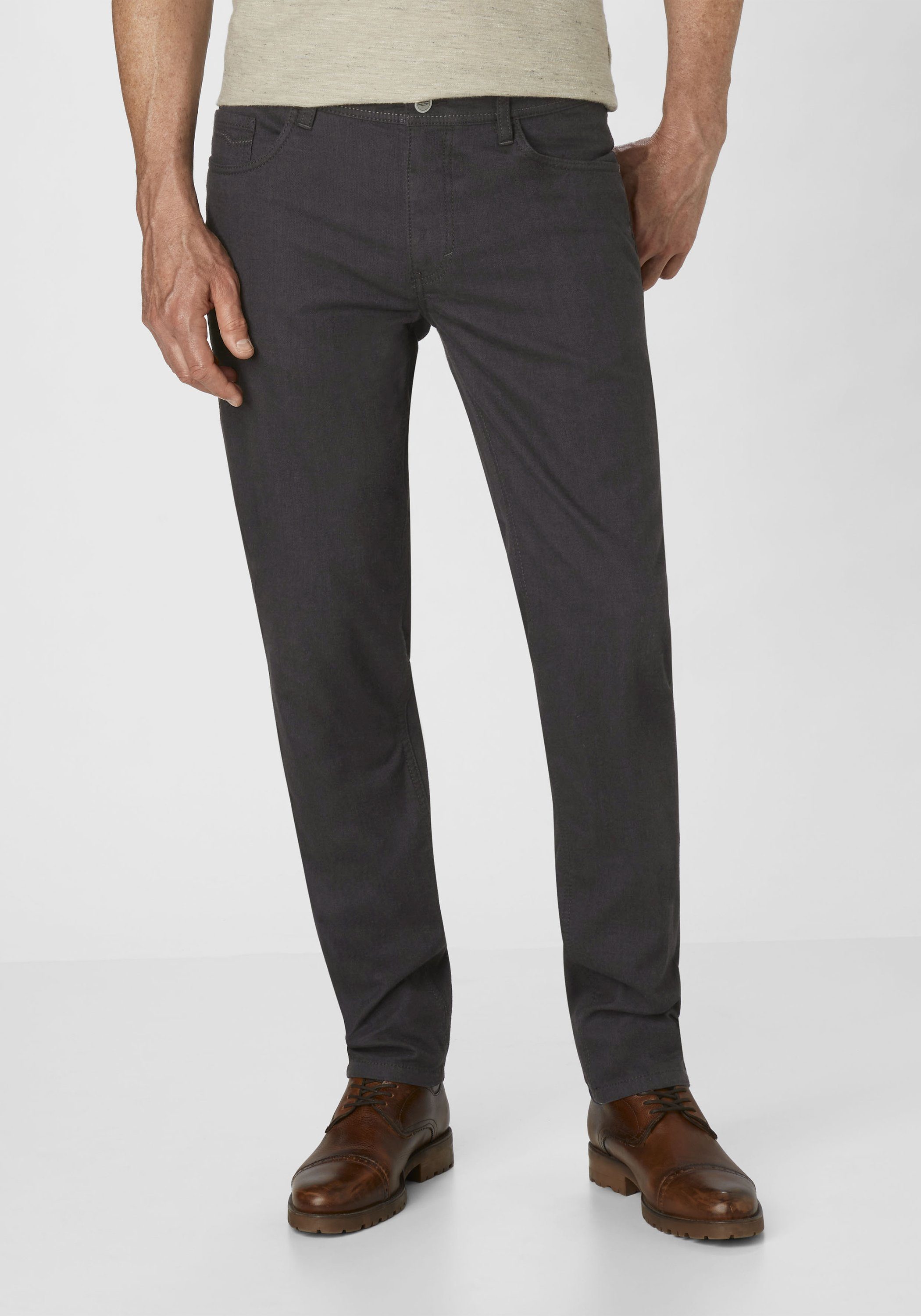 Redpoint Stoffhose MILTON Regular Fit 5-Pocket Hose in Stretch-Qualität grey