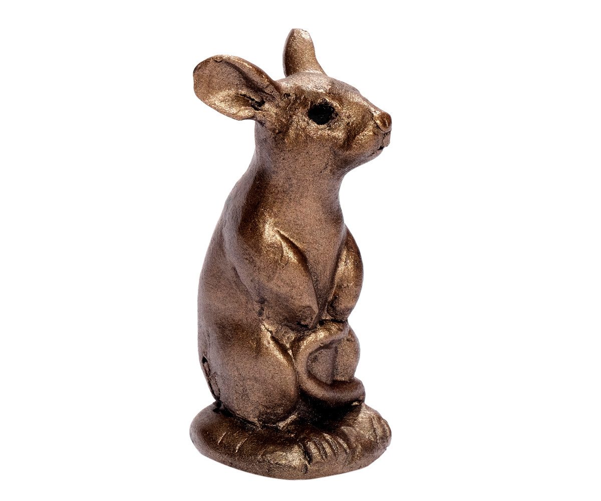 Brillibrum Dekofigur Dekofigur Maus Bronze Skulptur Mäuschen Handarbeit