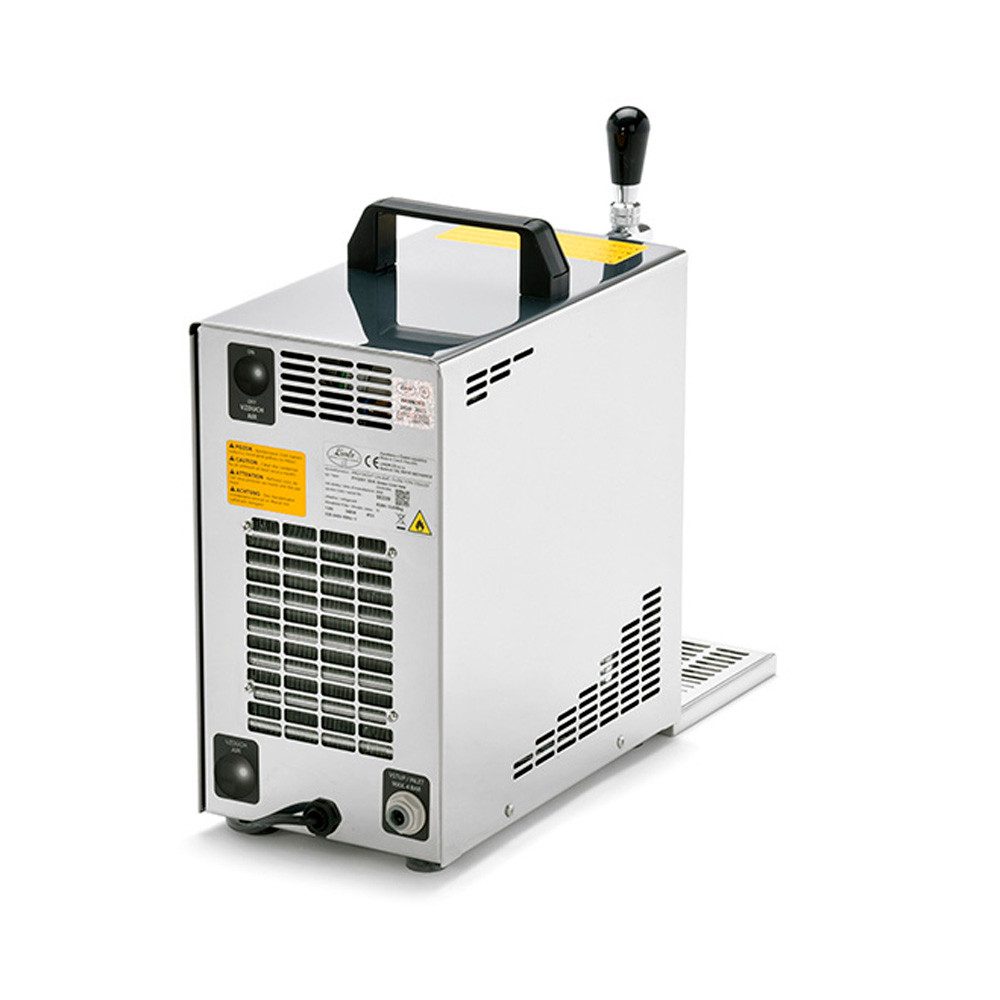 ich-zapfe Bierzapfanlage Bierkoffer, Durchlaufkühler PYGMY 25 LE, 1-leitig Trockenkühler,30 L/h