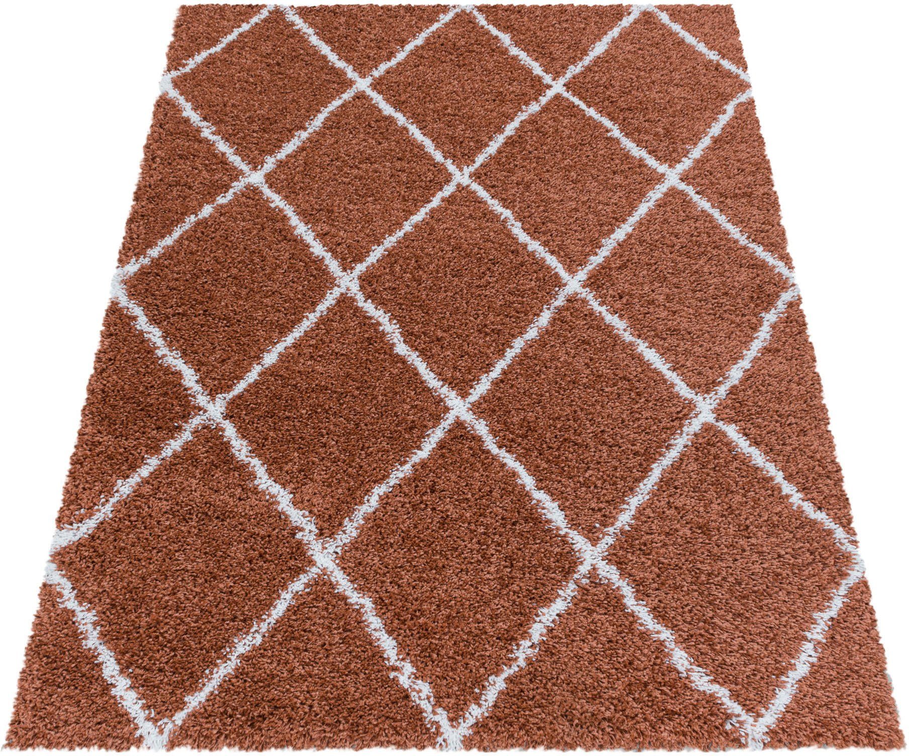 Ayyildiz Teppiche Hochflor-Teppich ALVOR 3401, rechteckig, günstig online kaufen