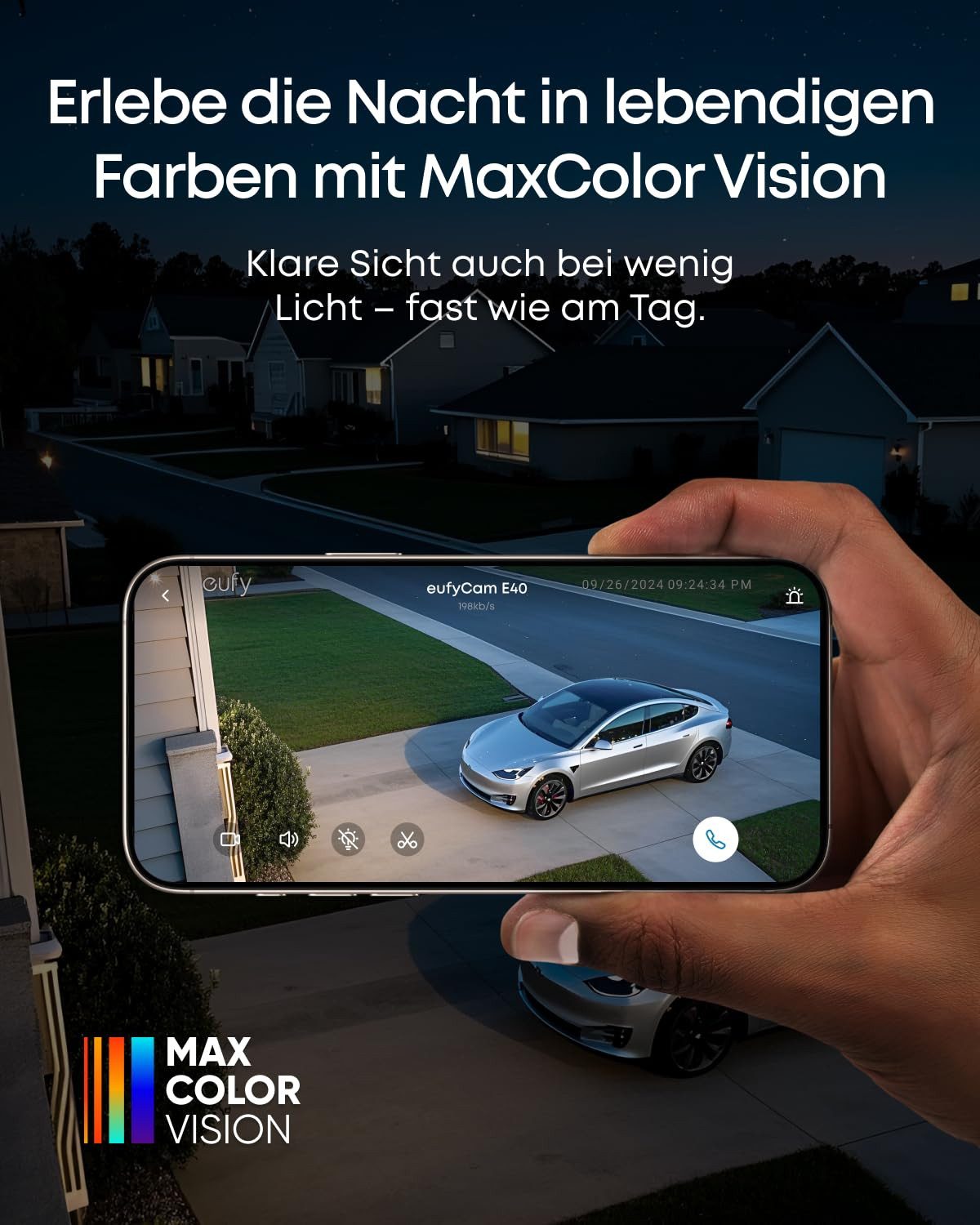 Anker Überwachungskamera T8144 (Drahtlose 2K Solarkamera mit KI-Gesichtserkennung)
