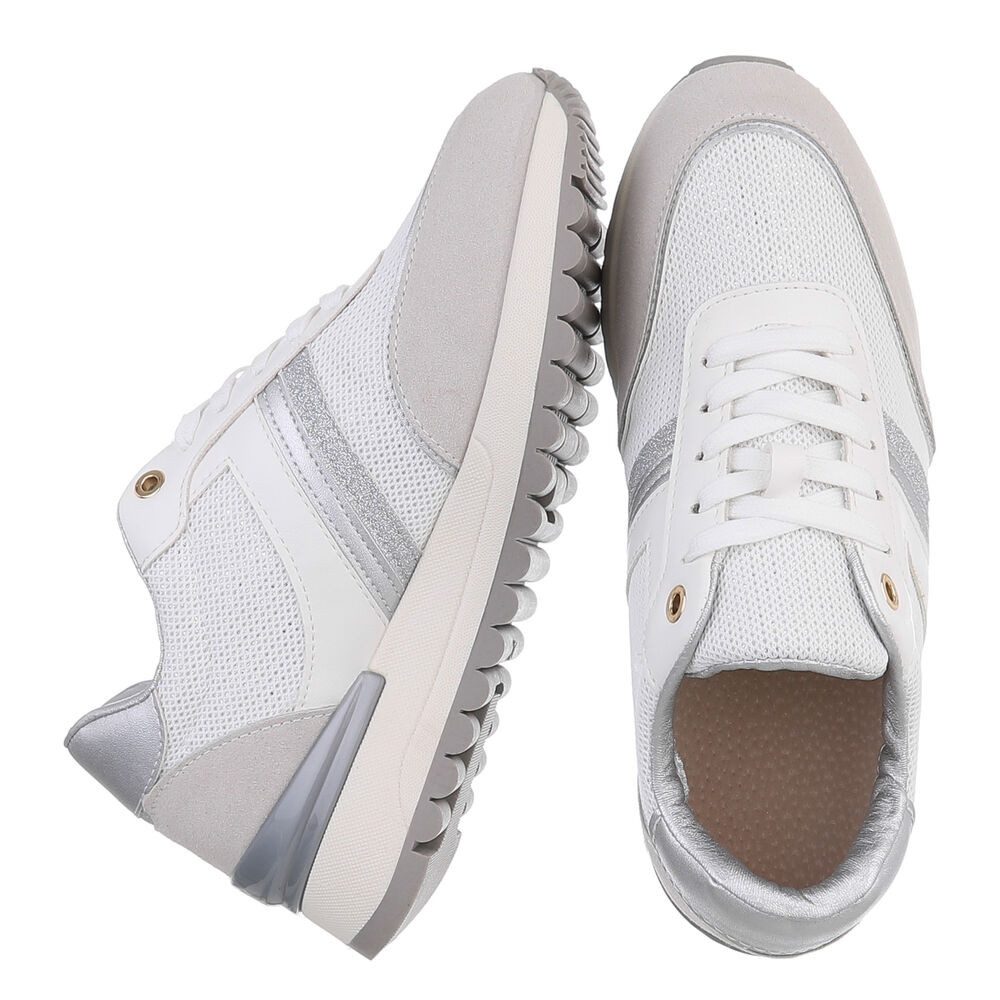 Ital-Design Eleganter Sneaker mit gepolsterter Innensohle für Damen Sneaker günstig online kaufen
