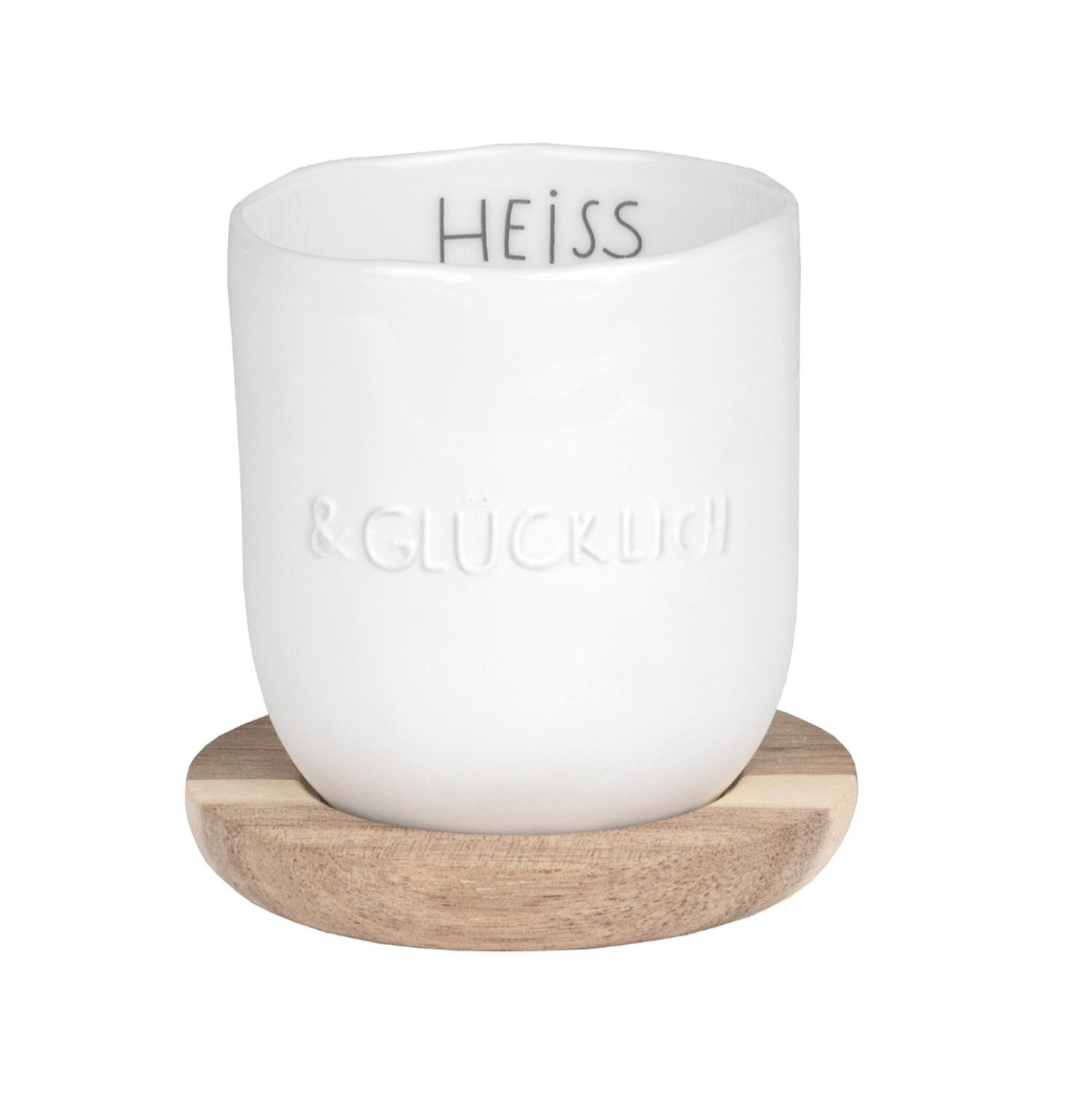 Räder Design Espressotasse Guten Morgen Heiss & Glücklich 100 ml