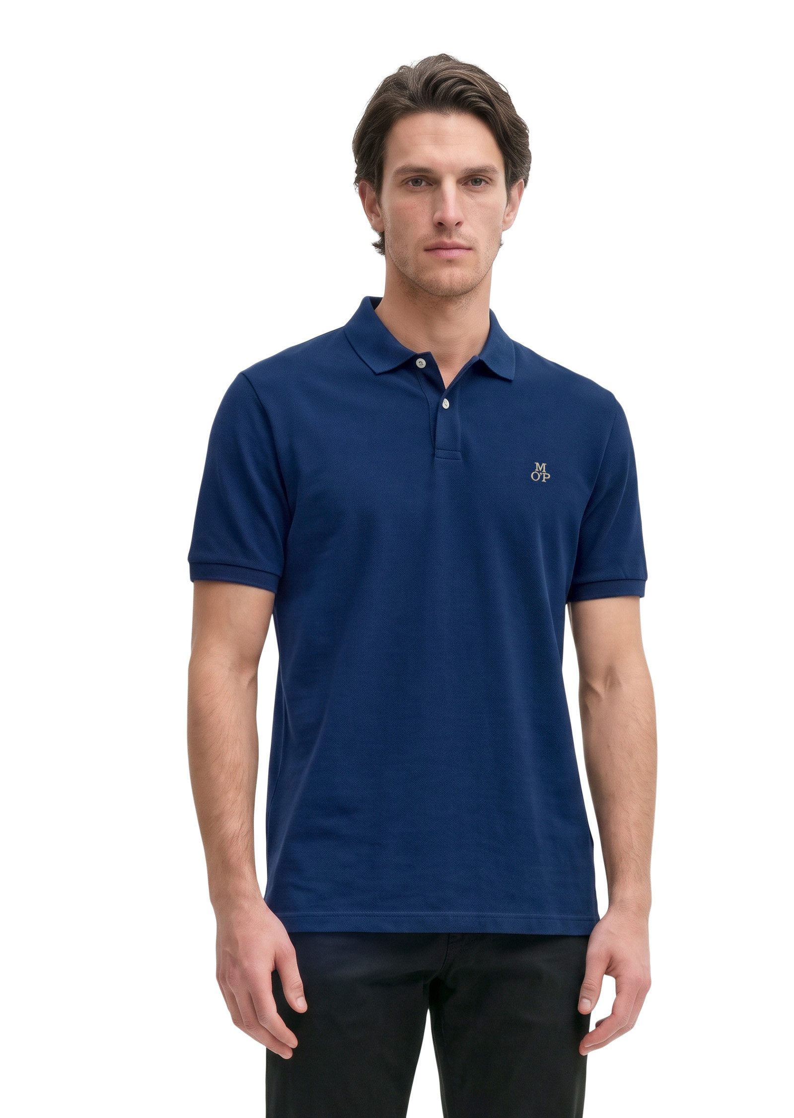 Marc O'Polo Poloshirt aus reiner Bio-Baumwolle
