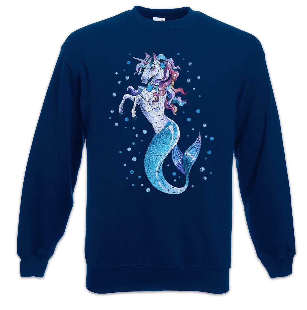 Sweatshirt Unimaid I Sweatshirt Einhorn Unicorn Meerjungfrau Anime Cartoon Comic