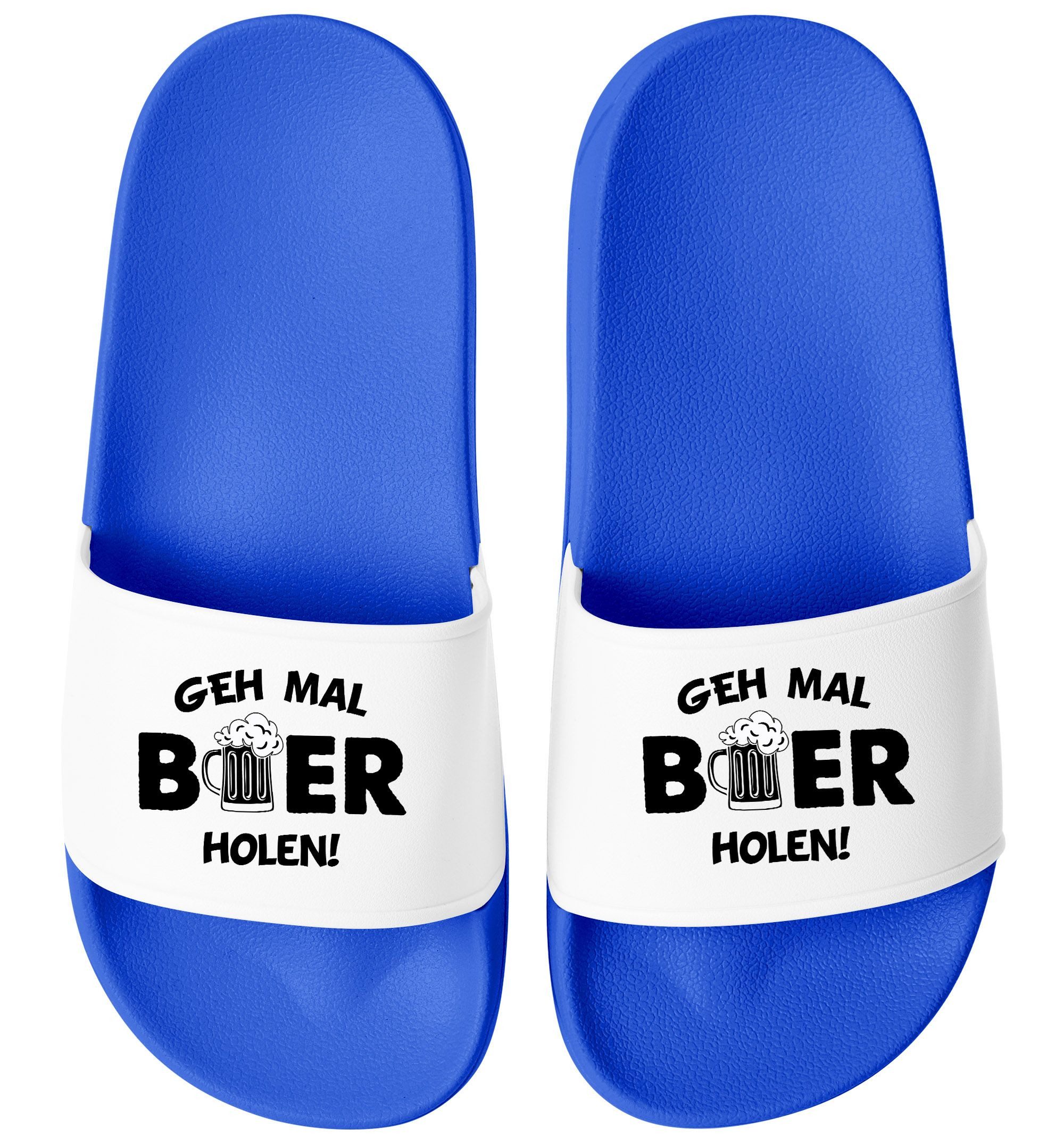 blau-weiß