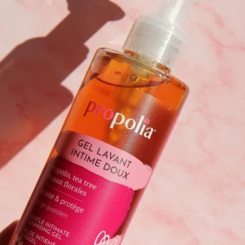 propolia Intimpflege Bio Intimwaschgel für Frauen und Männer - natürliche Intimpflege 99%, 1-tlg., Sanftes Intimgel mit Propolis Pflanzenextrakten für empfindliche Haut
