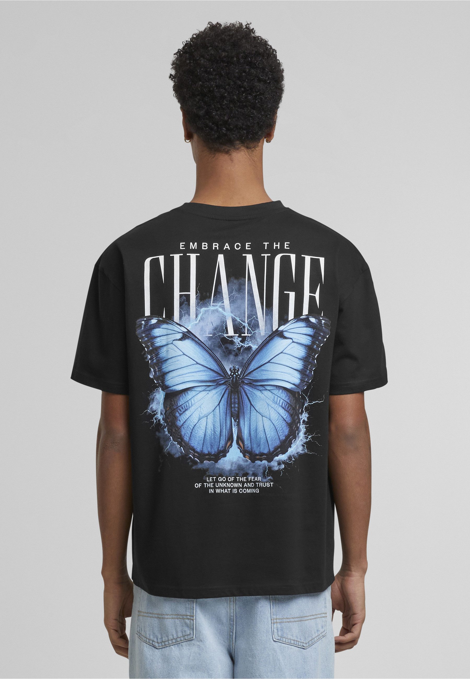MisterTee T-Shirt MisterTee Embrace Change Oversize Tee (1-tlg)