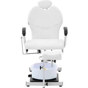 Physa Wellnessliege Fußpflegestuhl Kosmetikstuhl Pediküre-Stuhl mit Beinablage und
