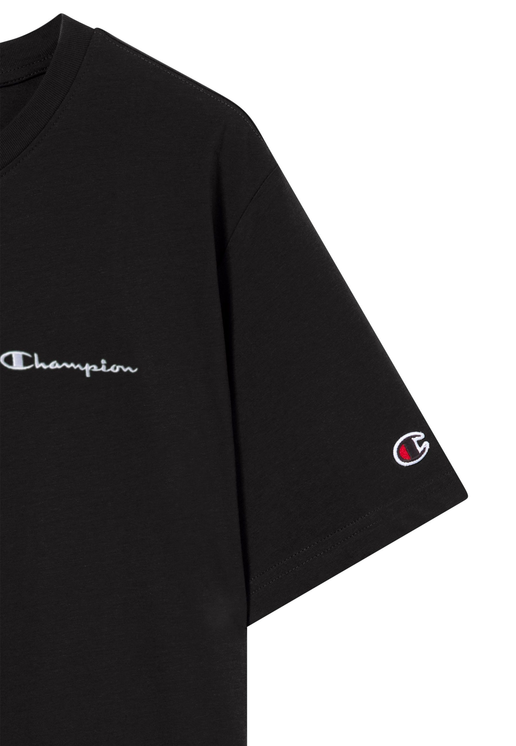 Champion T-Shirt ICONS CONTRAST SS Tee sportlicher Schnitt, Kurzarm, für sportliche Aktivitäten