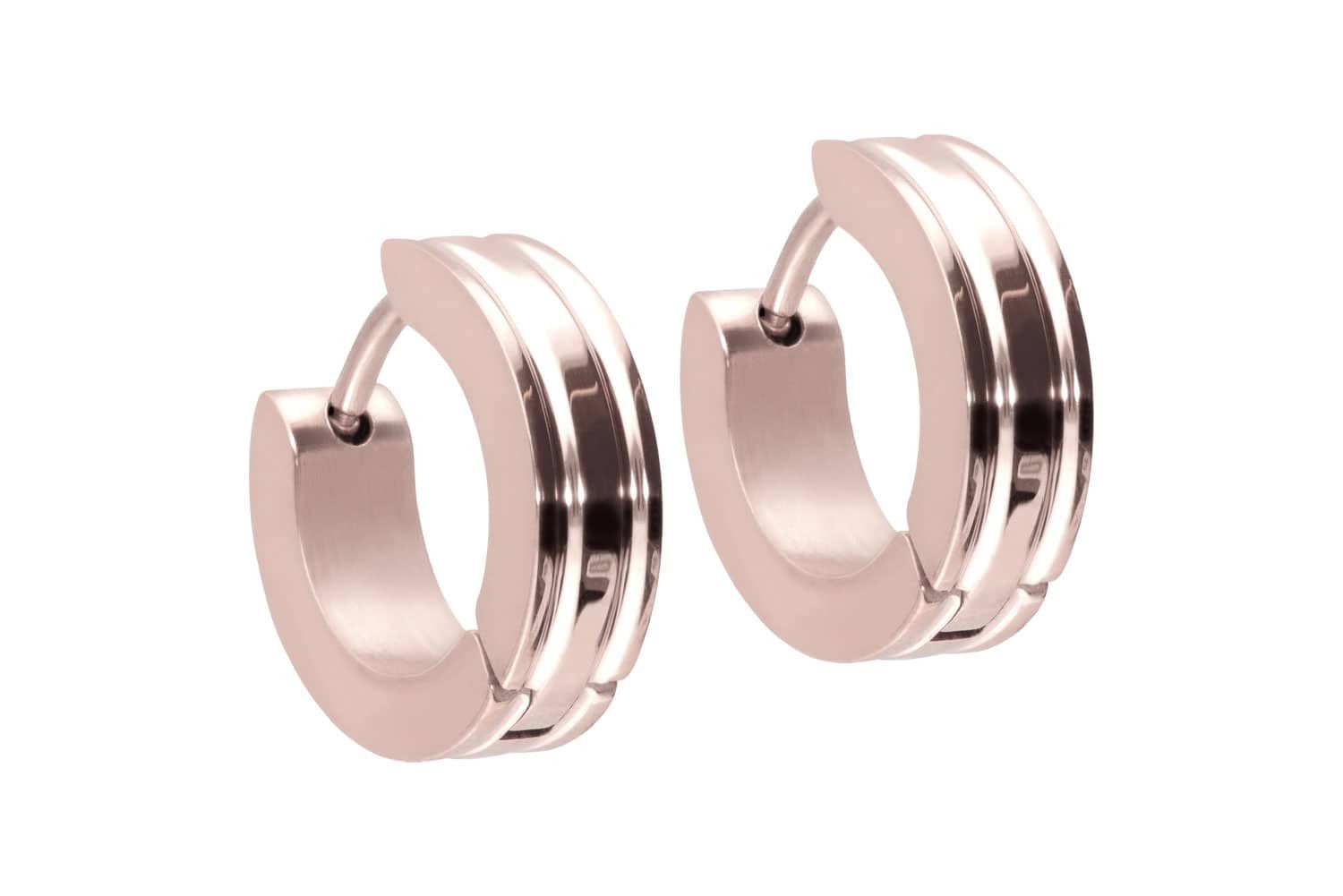 FILANGO Creolen-Set Chirurgenstahl Ohrclicker Creolen LINIEN günstig online kaufen